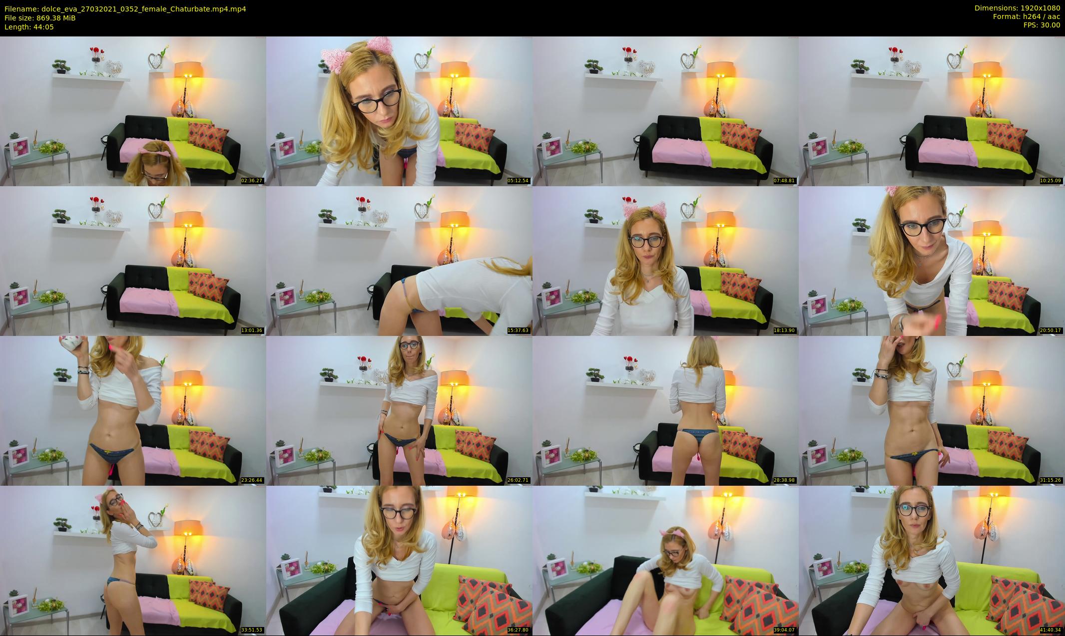 dolce_eva — 45 minute Chaturbate female cam show recording, 1080p, Mar 27, 2021