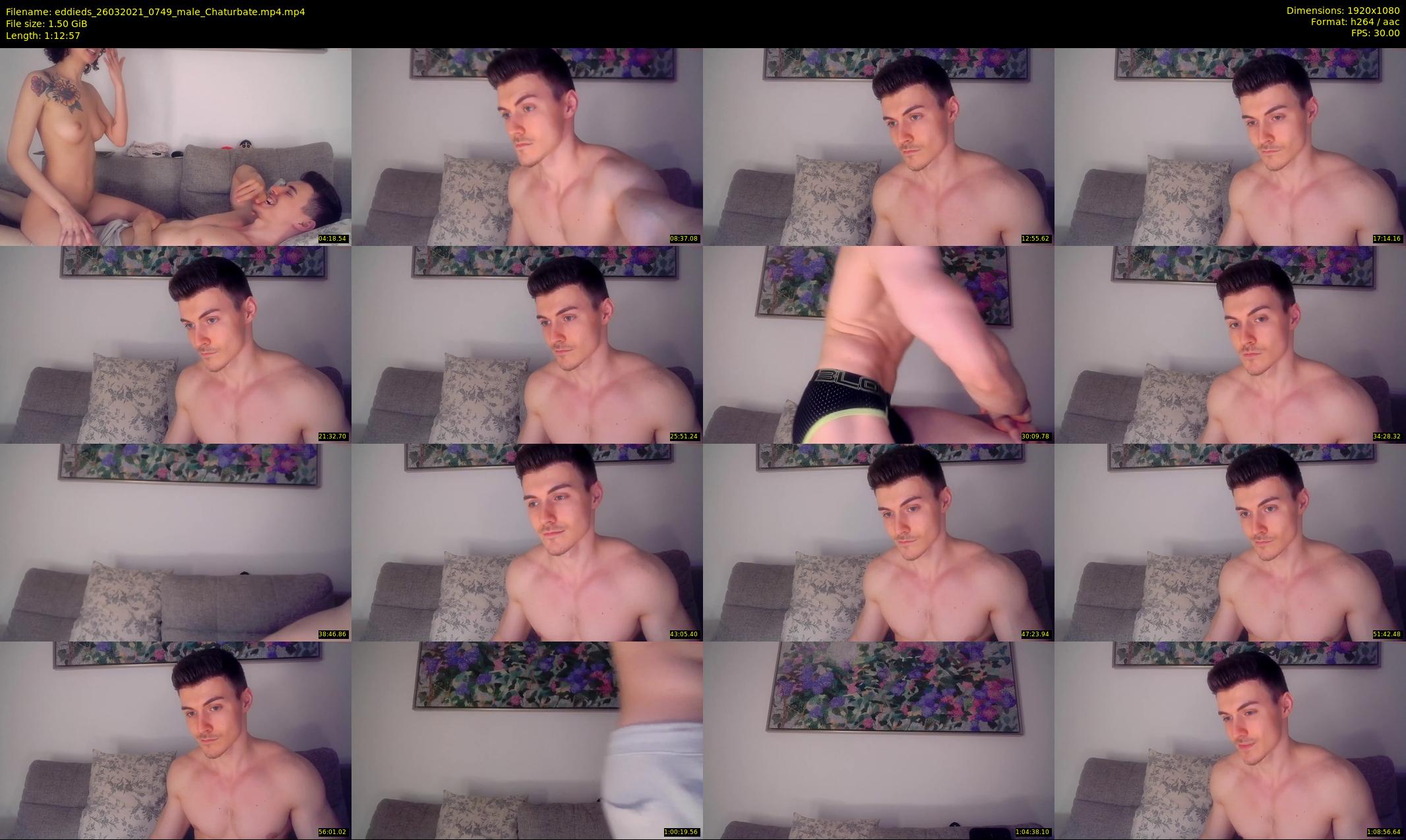 eddieds — 73 minute Chaturbate male cam show recording, 1080p, Mar 26, 2021