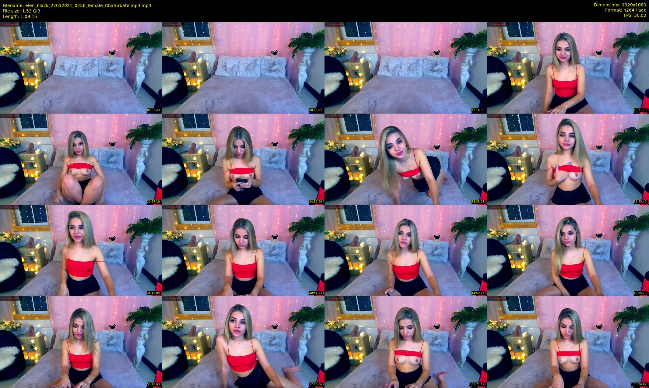 elen_black — 70 minute Chaturbate female cam show recording, 1080p, Mar 27, 2021