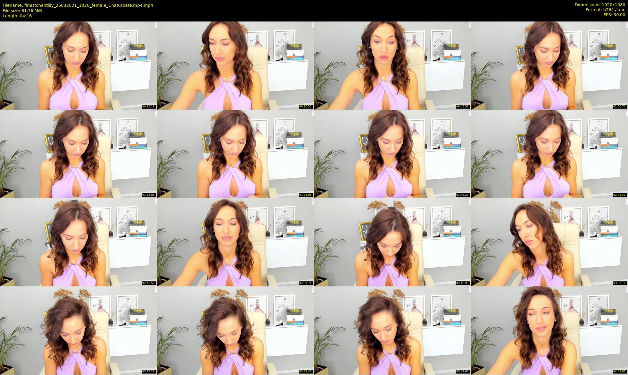 finestchantilly — 5 minute Chaturbate female cam show recording, 1080p, Mar 26, 2021