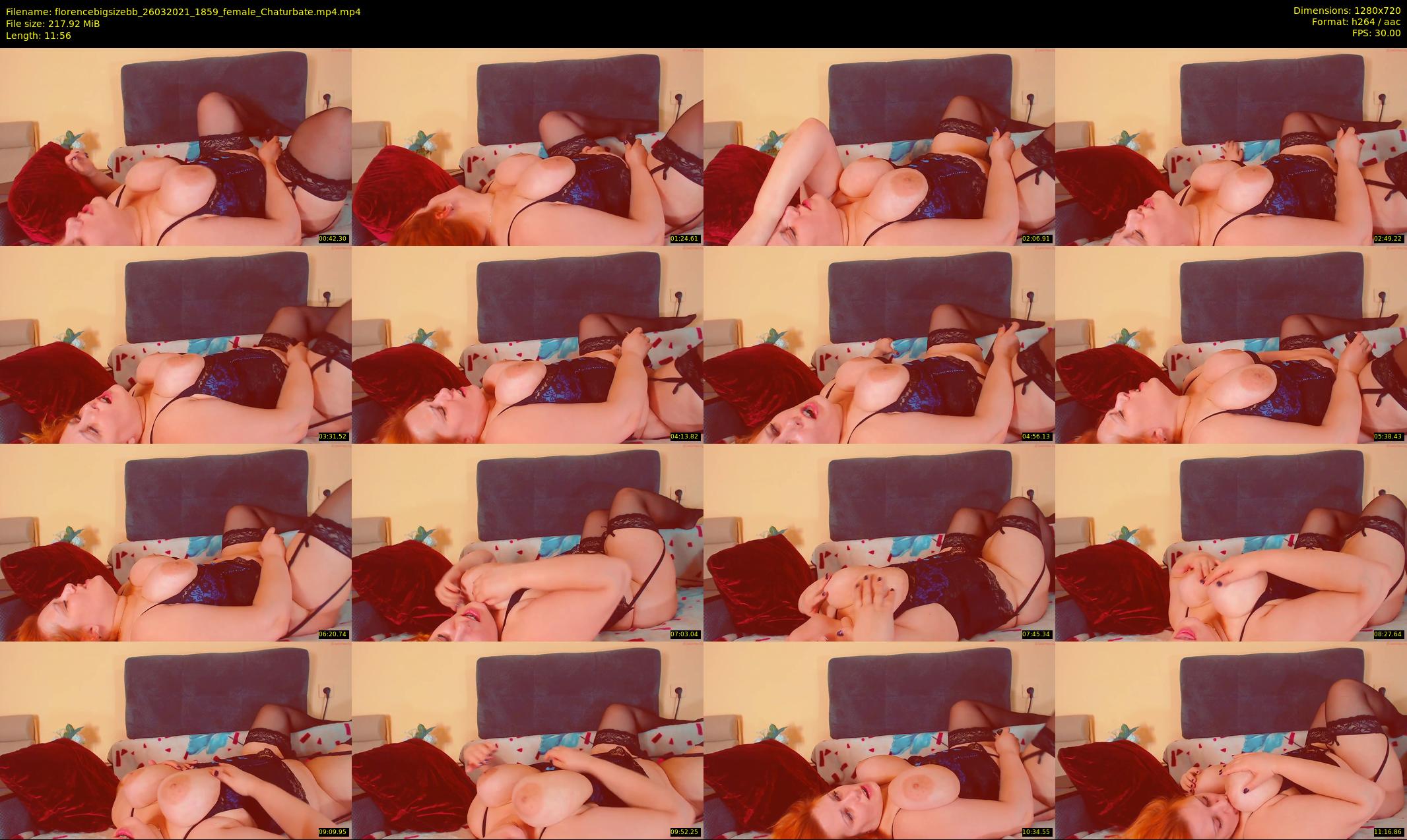 florencebigsizebb — 12 minute Chaturbate female cam show recording, 720p, Mar 26, 2021