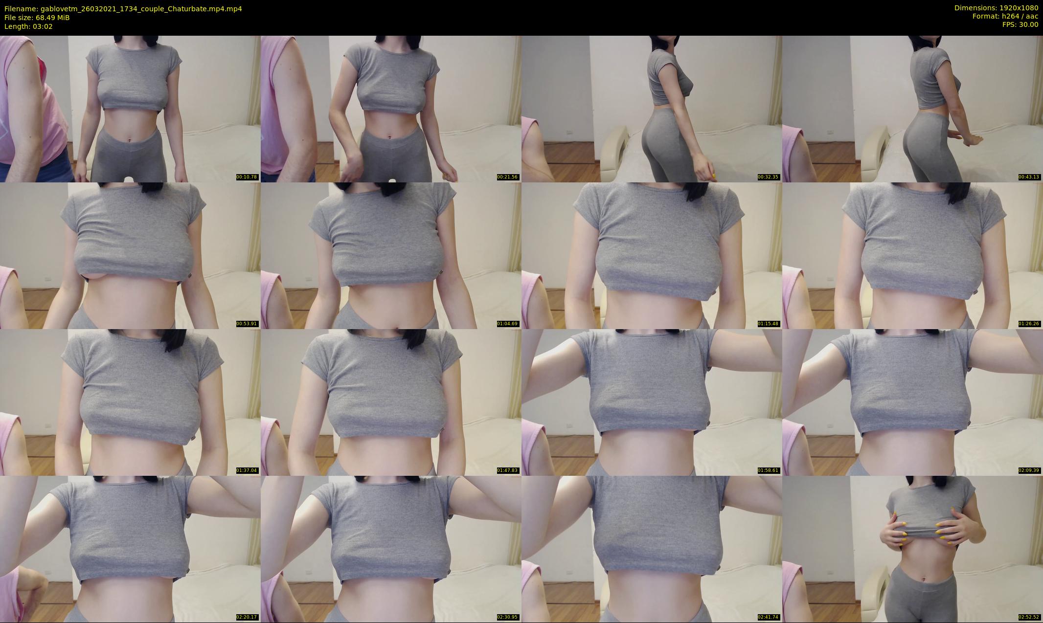 gablovetm — 4 minute Chaturbate couple cam show recording, 1080p, Mar 26, 2021