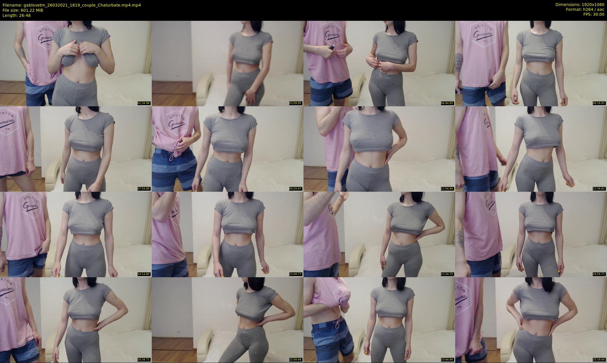 gablovetm — 27 minute Chaturbate couple cam show recording, 1080p, Mar 26, 2021