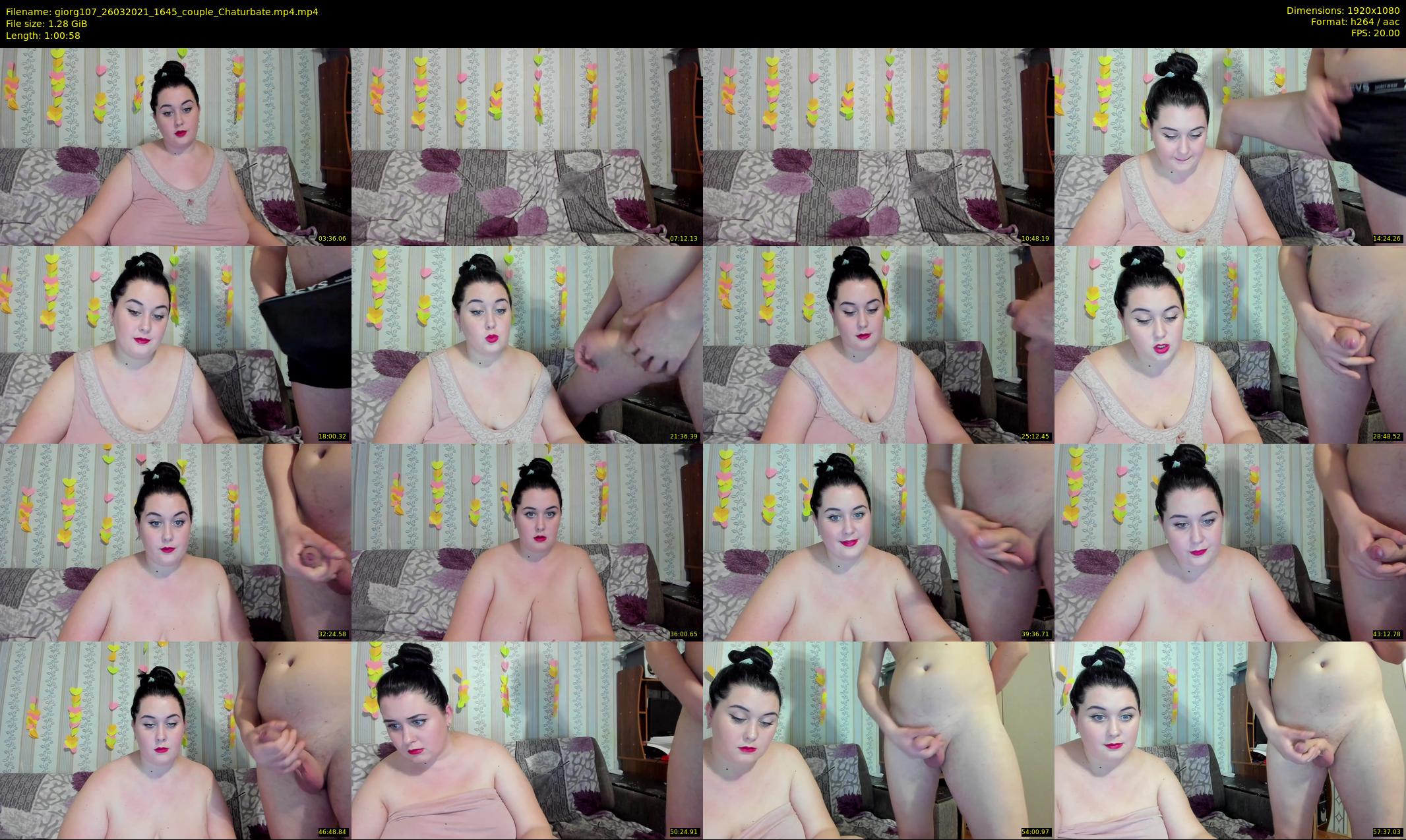giorg107 — 61 minute Chaturbate couple cam show recording, 1080p, Mar 26, 2021