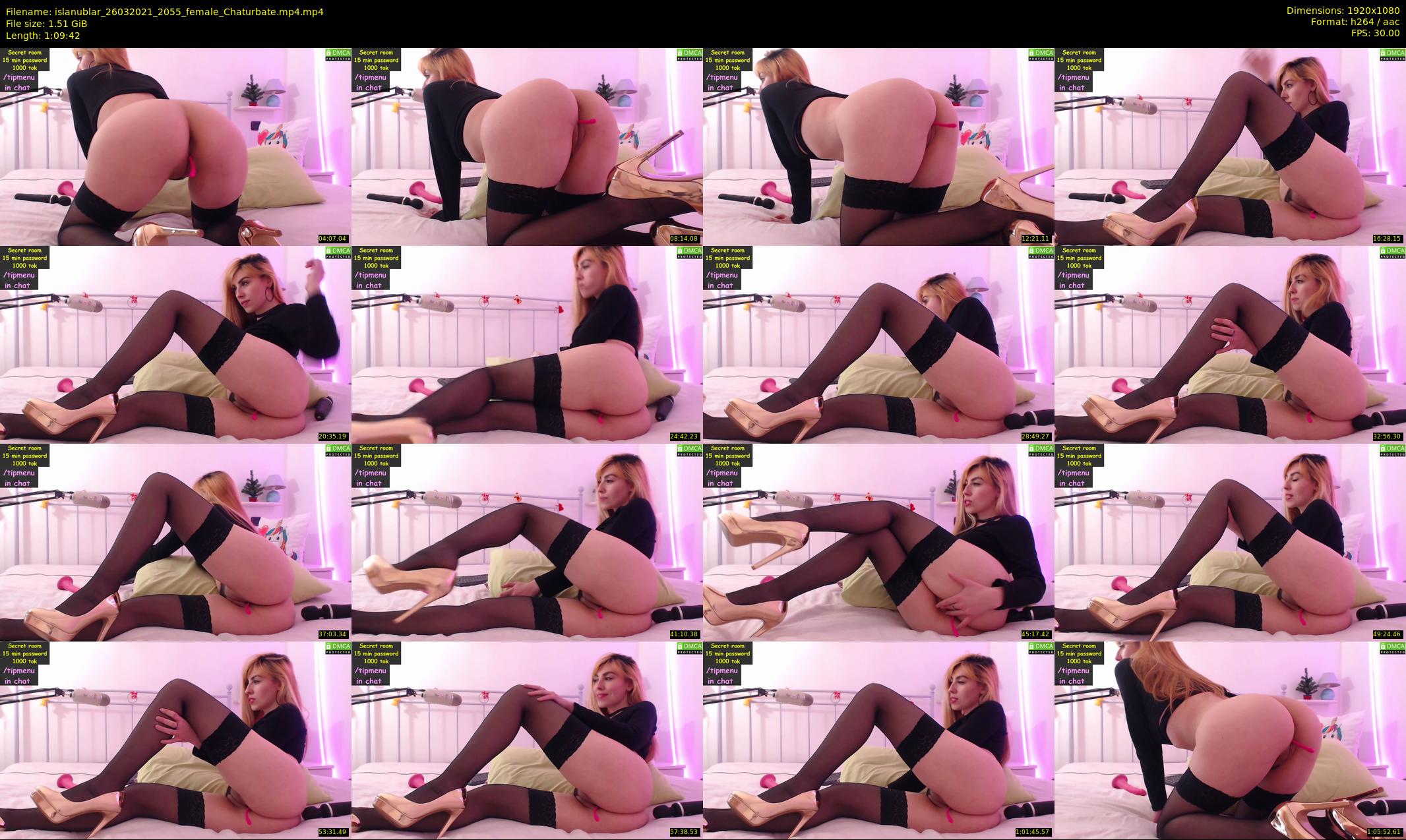 islanublar — 70 minute Chaturbate female cam show recording, 1080p, Mar 26, 2021
