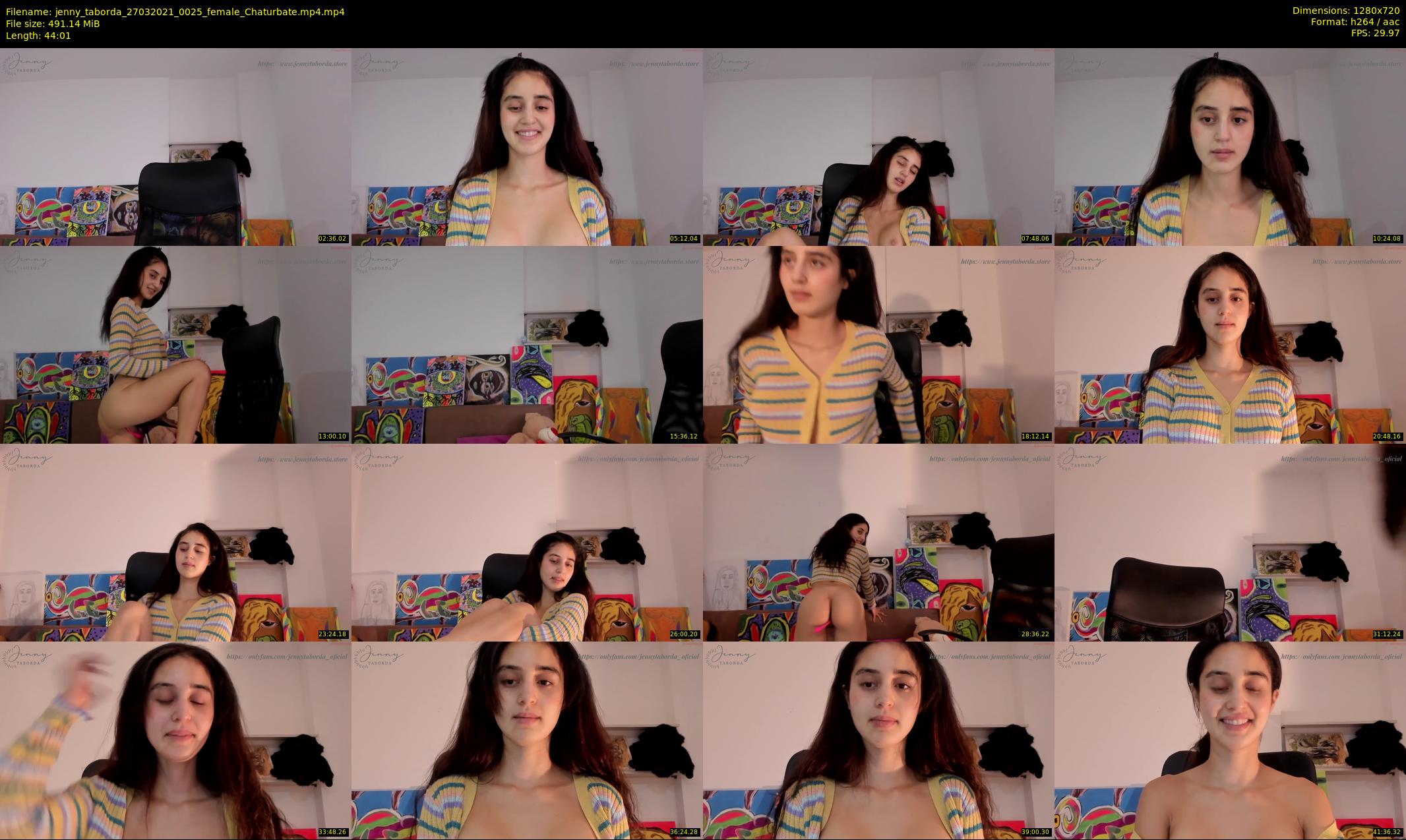 jenny_taborda — 45 minute Chaturbate female cam show recording, 720p, Mar 27, 2021