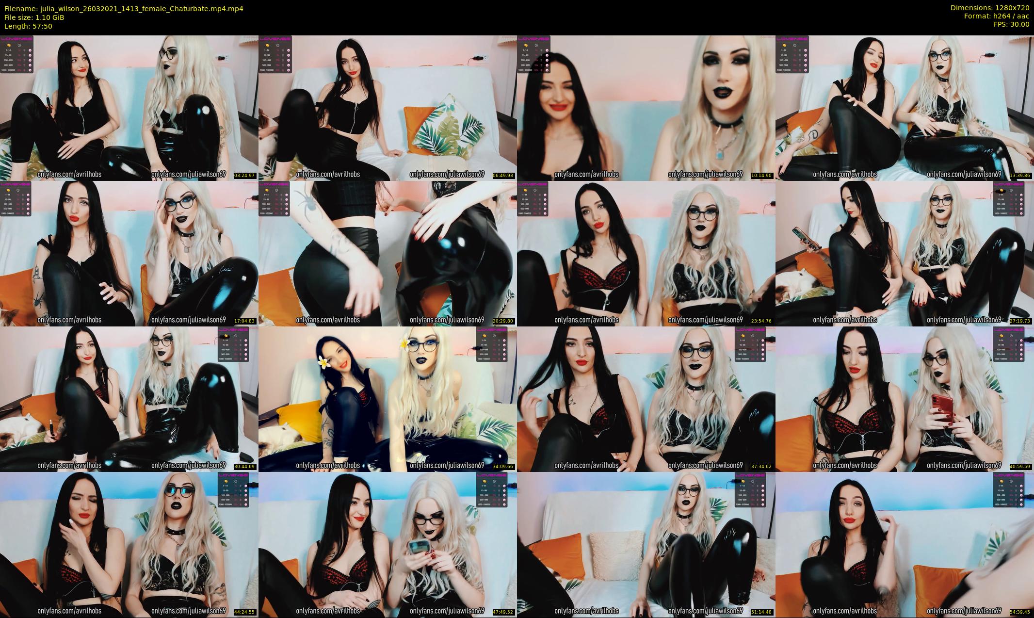 julia_wilson — 58 minute Chaturbate female cam show recording, 720p, Mar 26, 2021