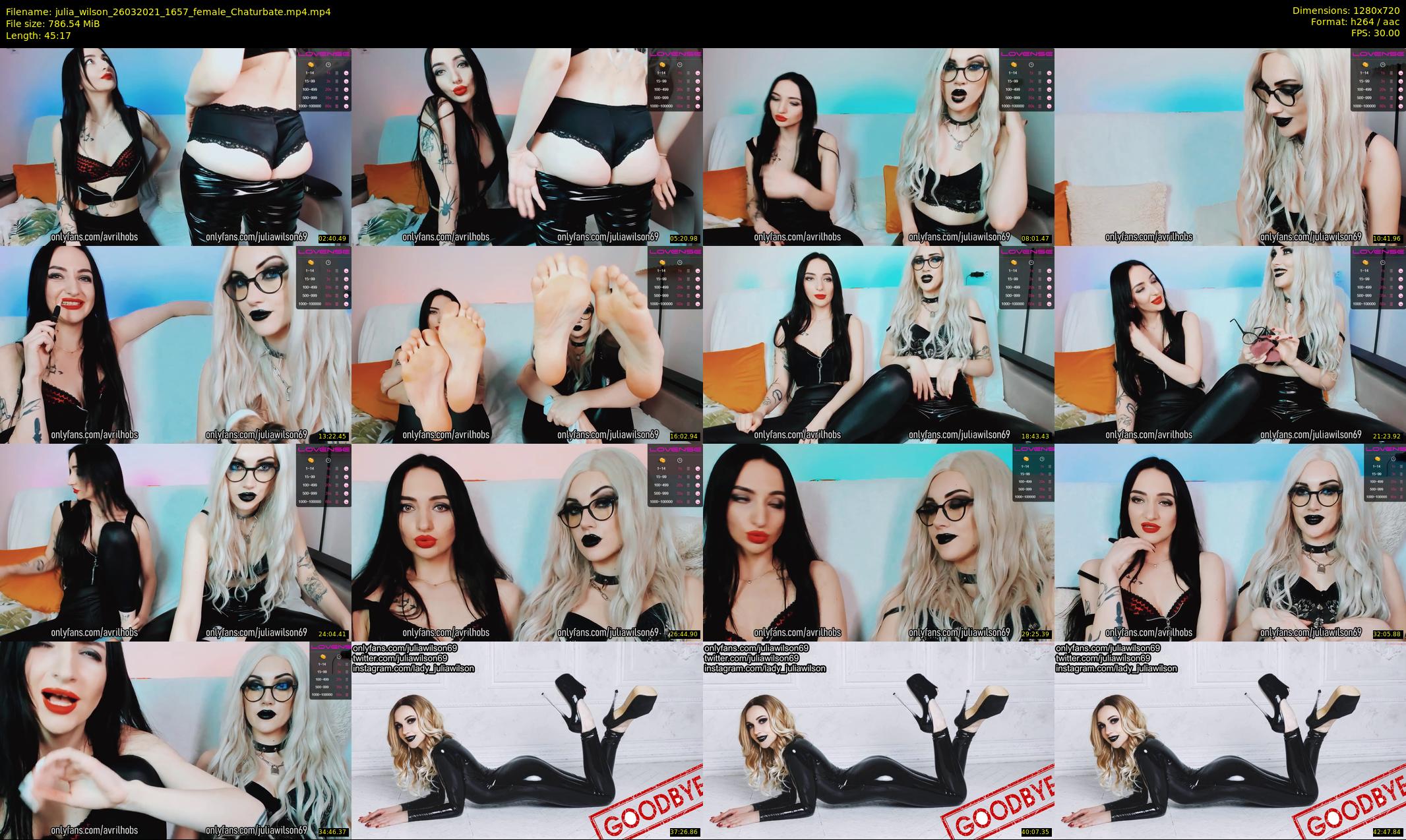julia_wilson — 46 minute Chaturbate female cam show recording, 720p, Mar 26, 2021