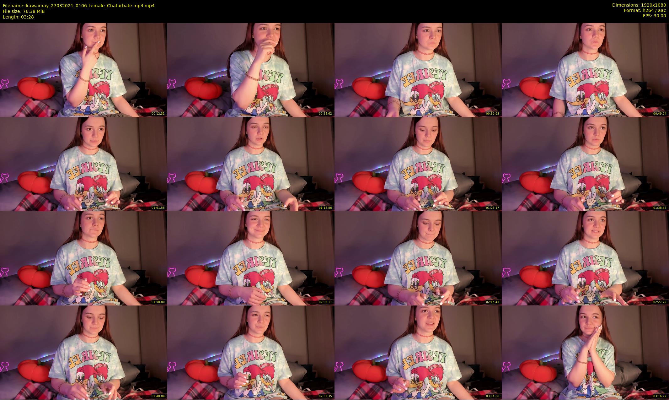 kawaimay — 4 minute Chaturbate female cam show recording, 1080p, Mar 27, 2021