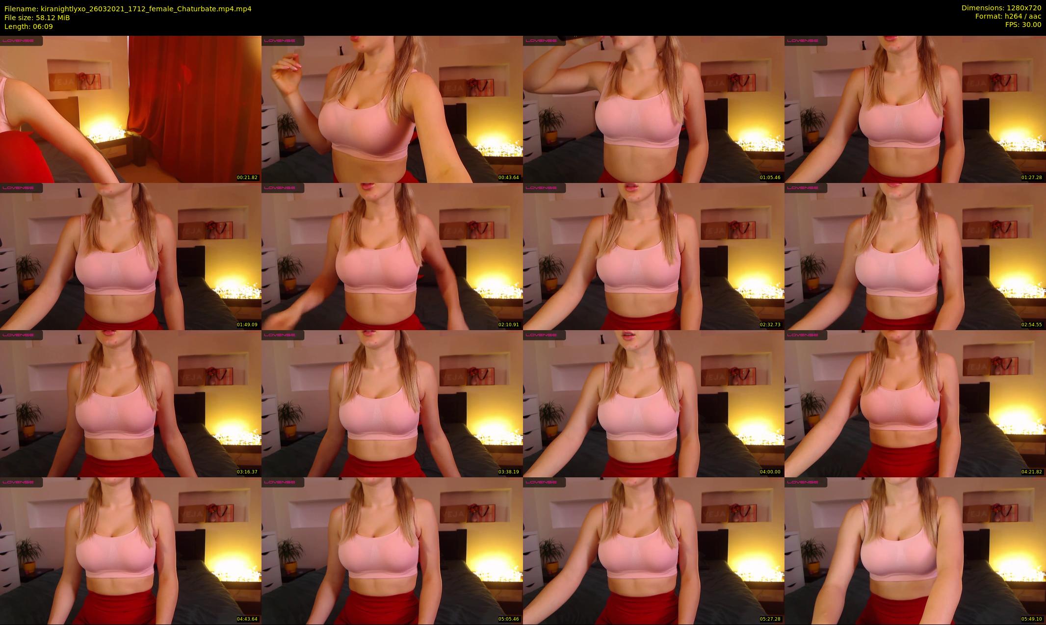 kiranightlyxo — 7 minute Chaturbate female cam show recording, 720p, Mar 26, 2021