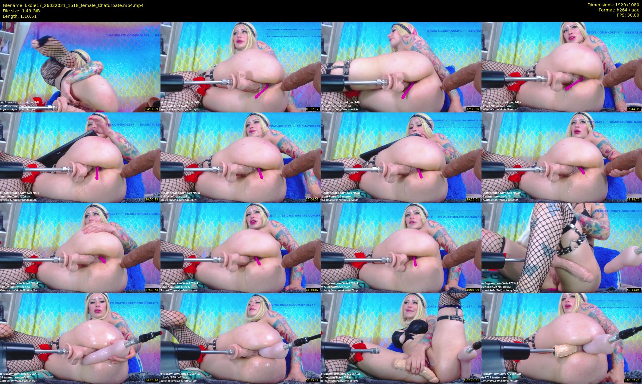 kkole17 — 71 minute Chaturbate female cam show recording, 1080p, Mar 26, 2021