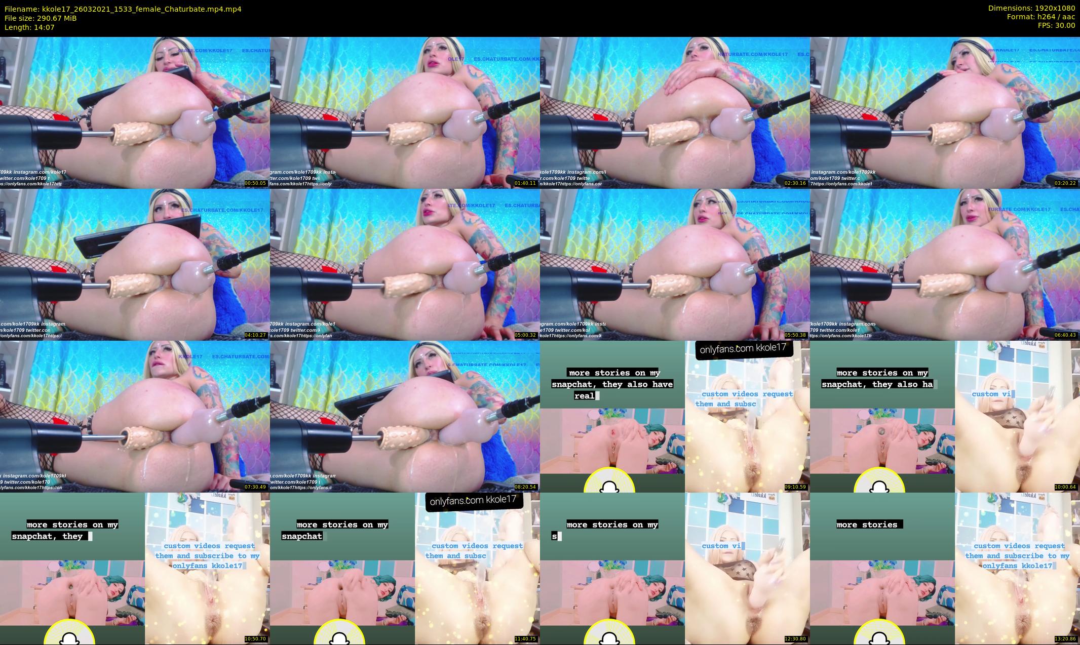kkole17 — 15 minute Chaturbate female cam show recording, 1080p, Mar 26, 2021