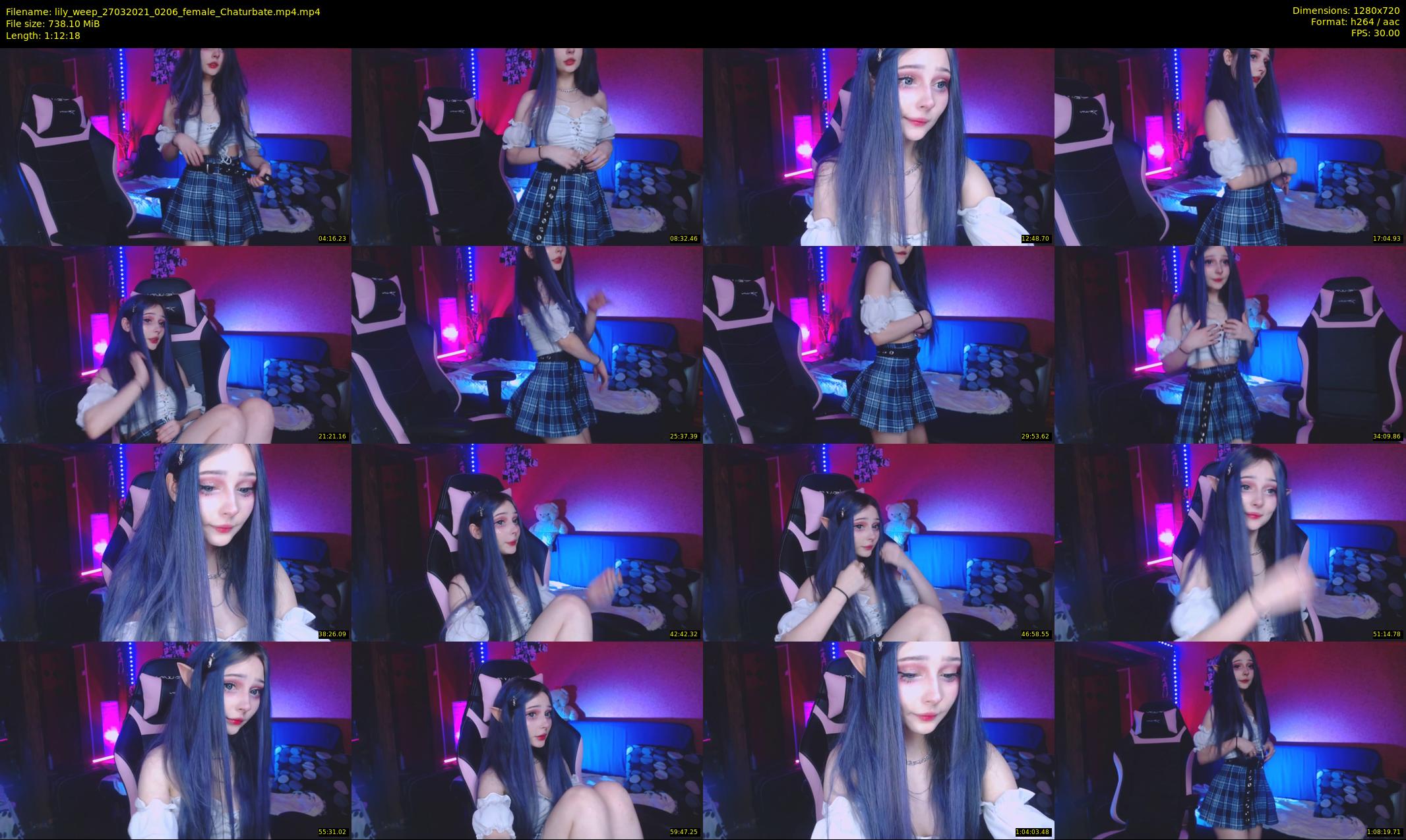 lily_weep — 73 minute Chaturbate female cam show recording, 720p, Mar 27, 2021