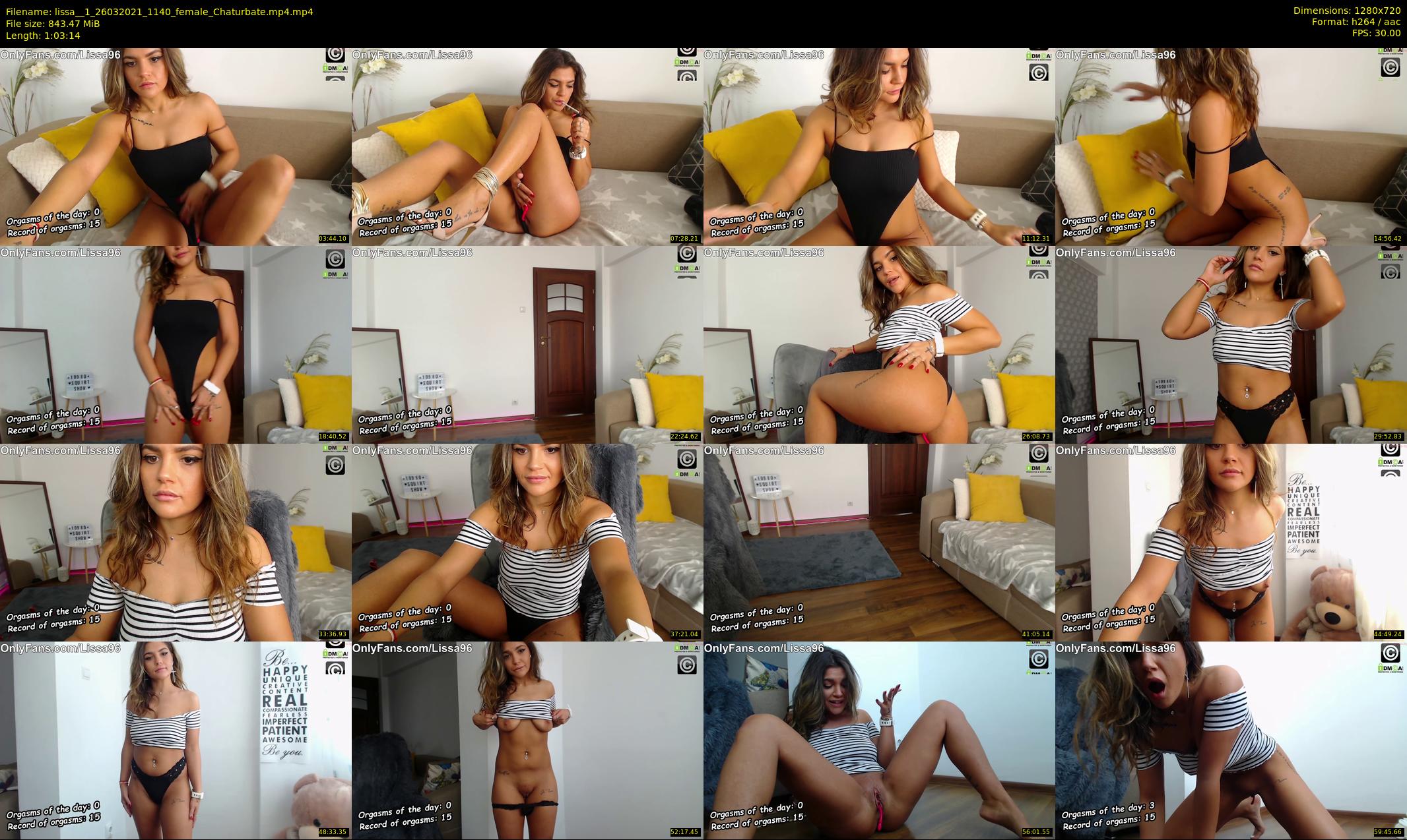 lissa__1 — 64 minute Chaturbate female cam show recording, 720p, Mar 26, 2021