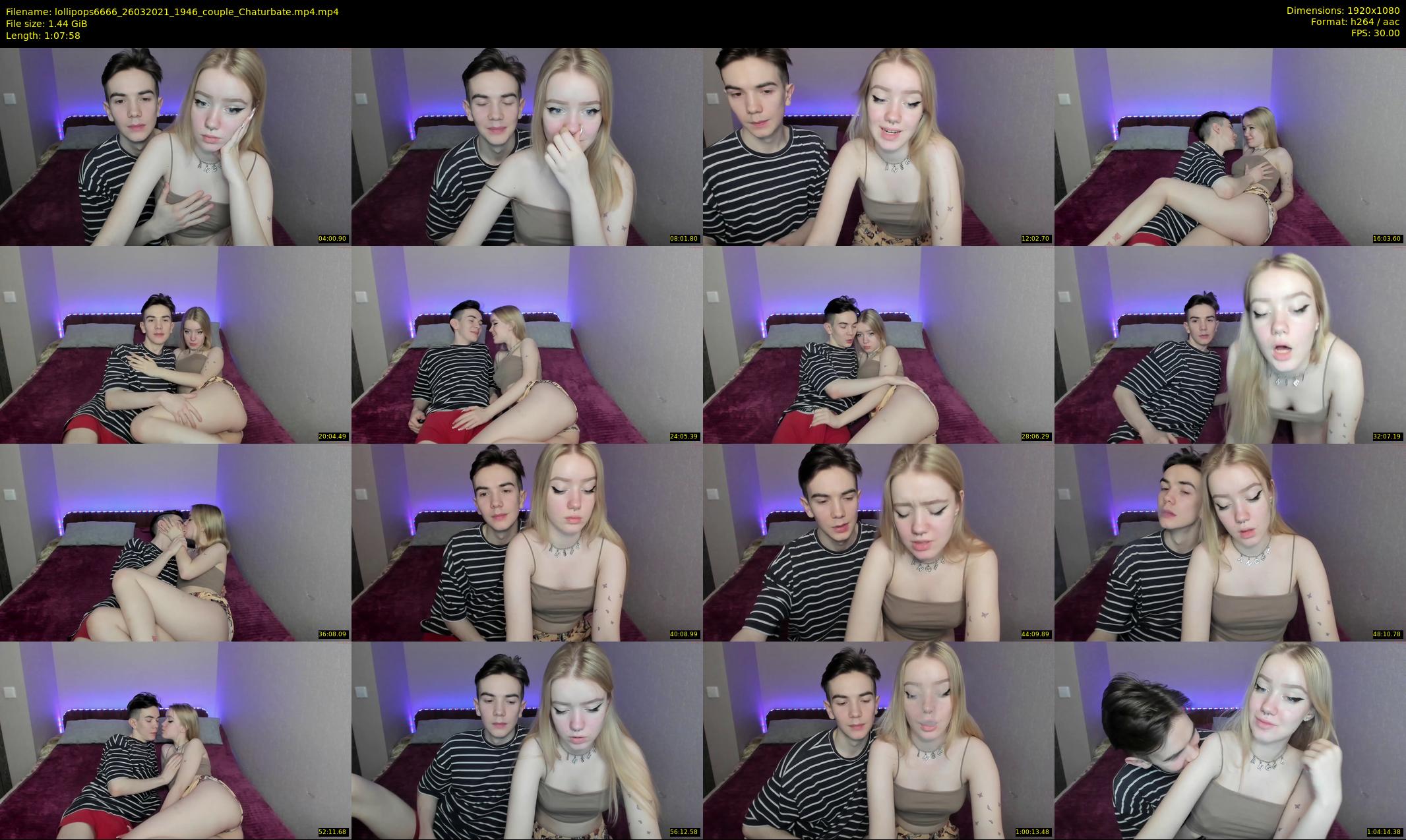 lollipops6666 — 68 minute Chaturbate couple cam show recording, 1080p, Mar 26, 2021