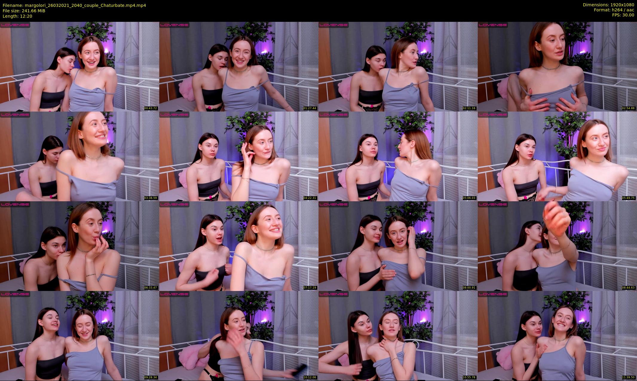 margolori — 13 minute Chaturbate couple cam show recording, 1080p, Mar 26, 2021
