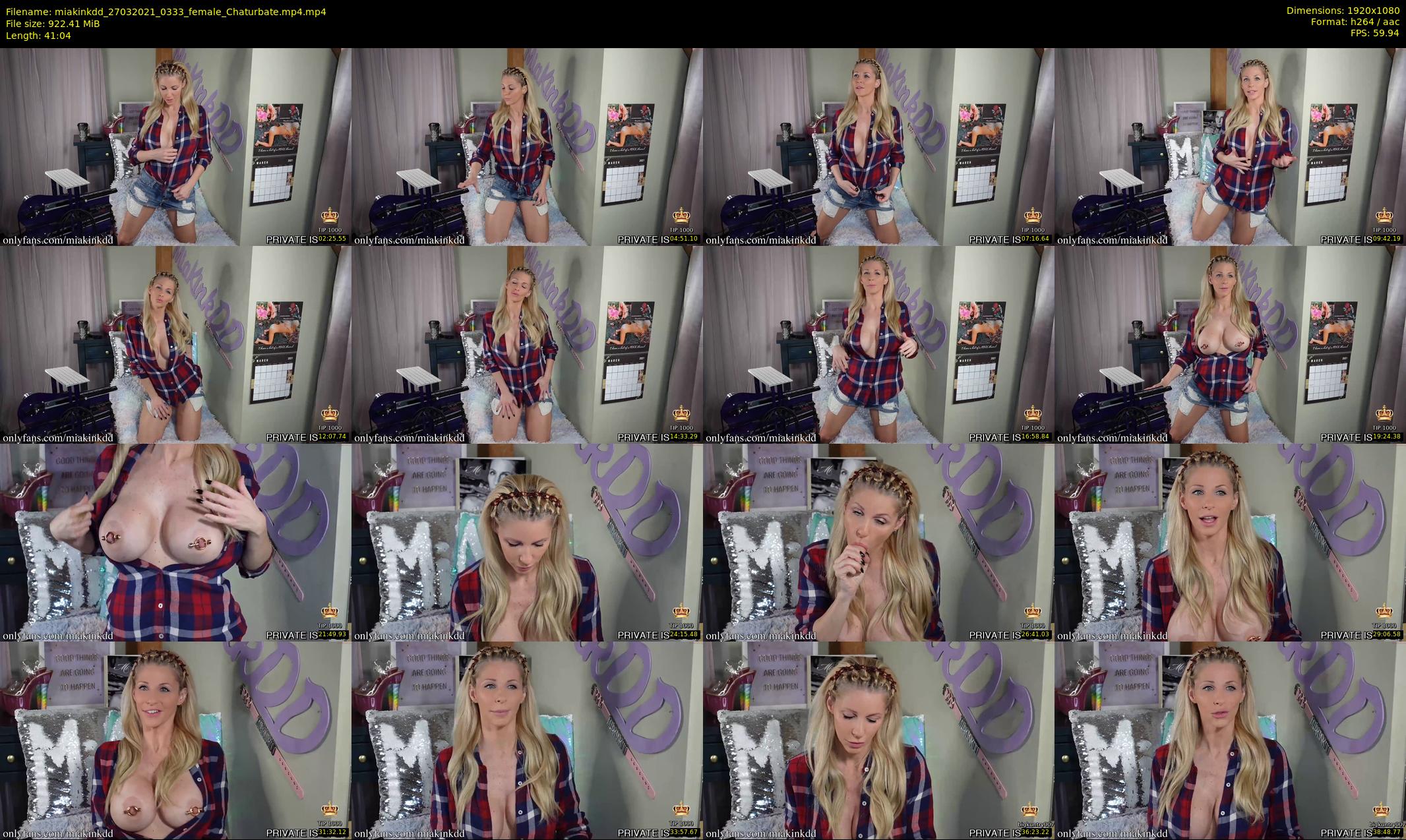 miakinkdd — 42 minute Chaturbate female cam show recording, 1080p, Mar 27, 2021