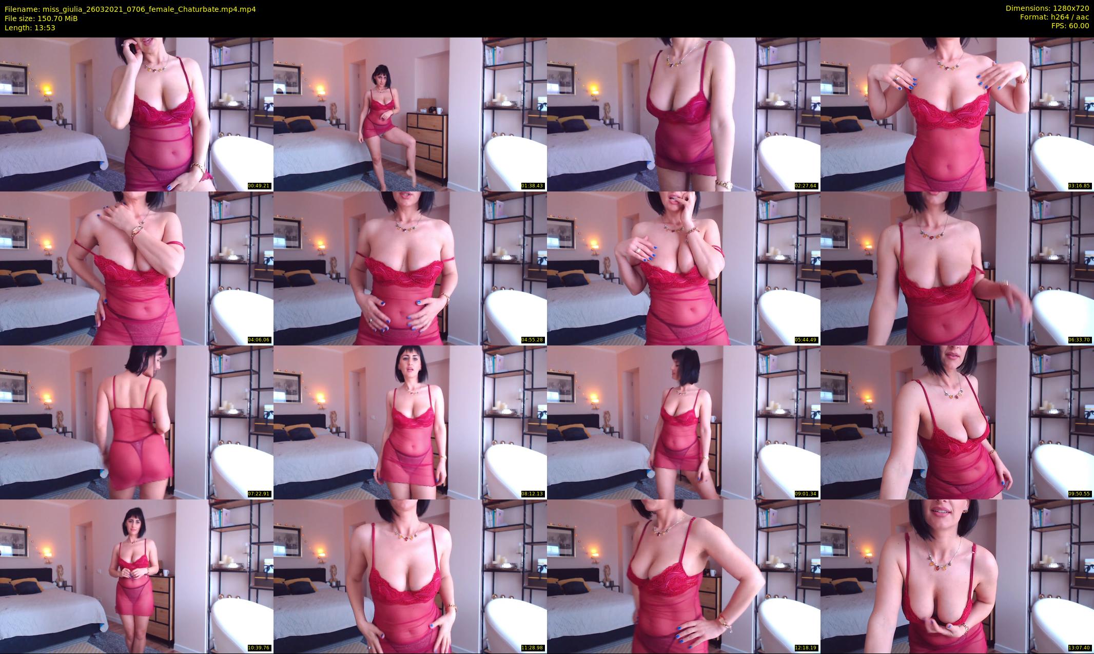 miss_giulia — 14 minute Chaturbate female cam show recording, 720p, Mar 26, 2021