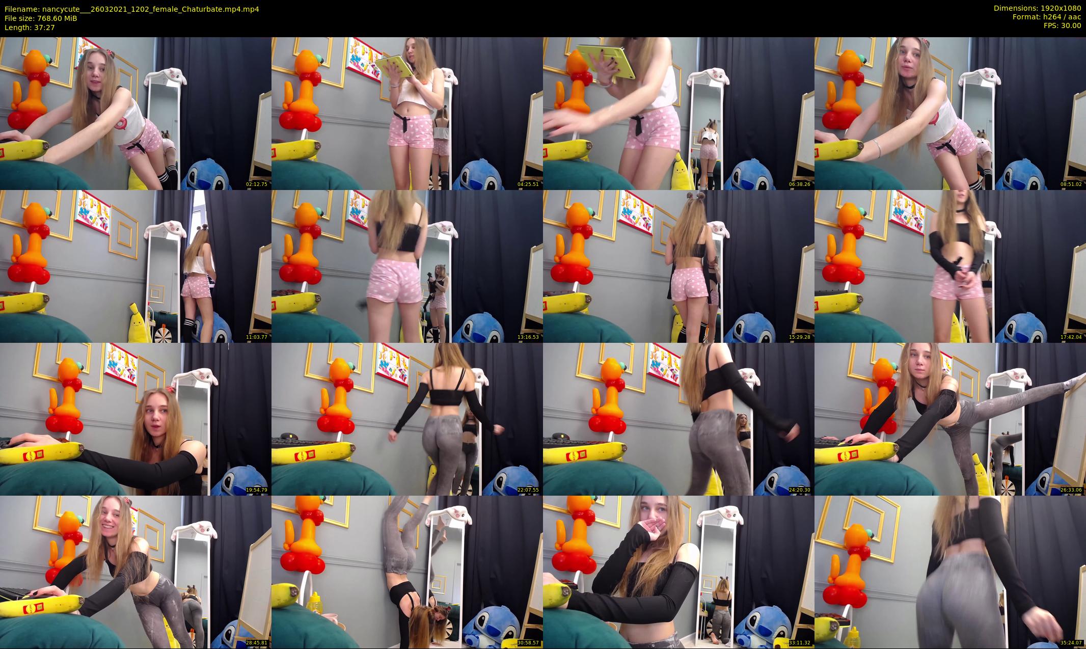 nancycute__ — 38 minute Chaturbate female cam show recording, 1080p, Mar 26, 2021