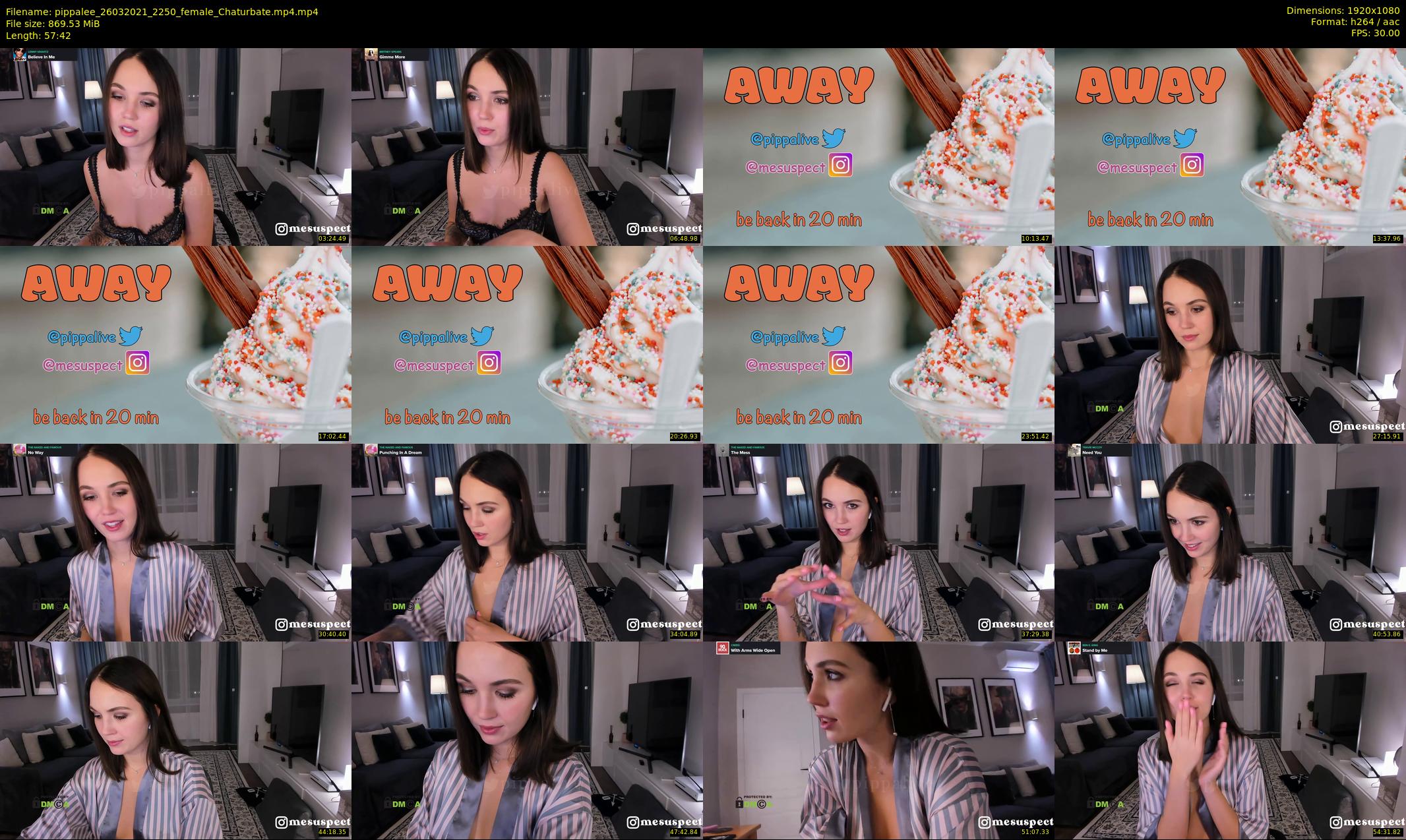 pippalee — 58 minute Chaturbate female cam show recording, 1080p, Mar 26, 2021