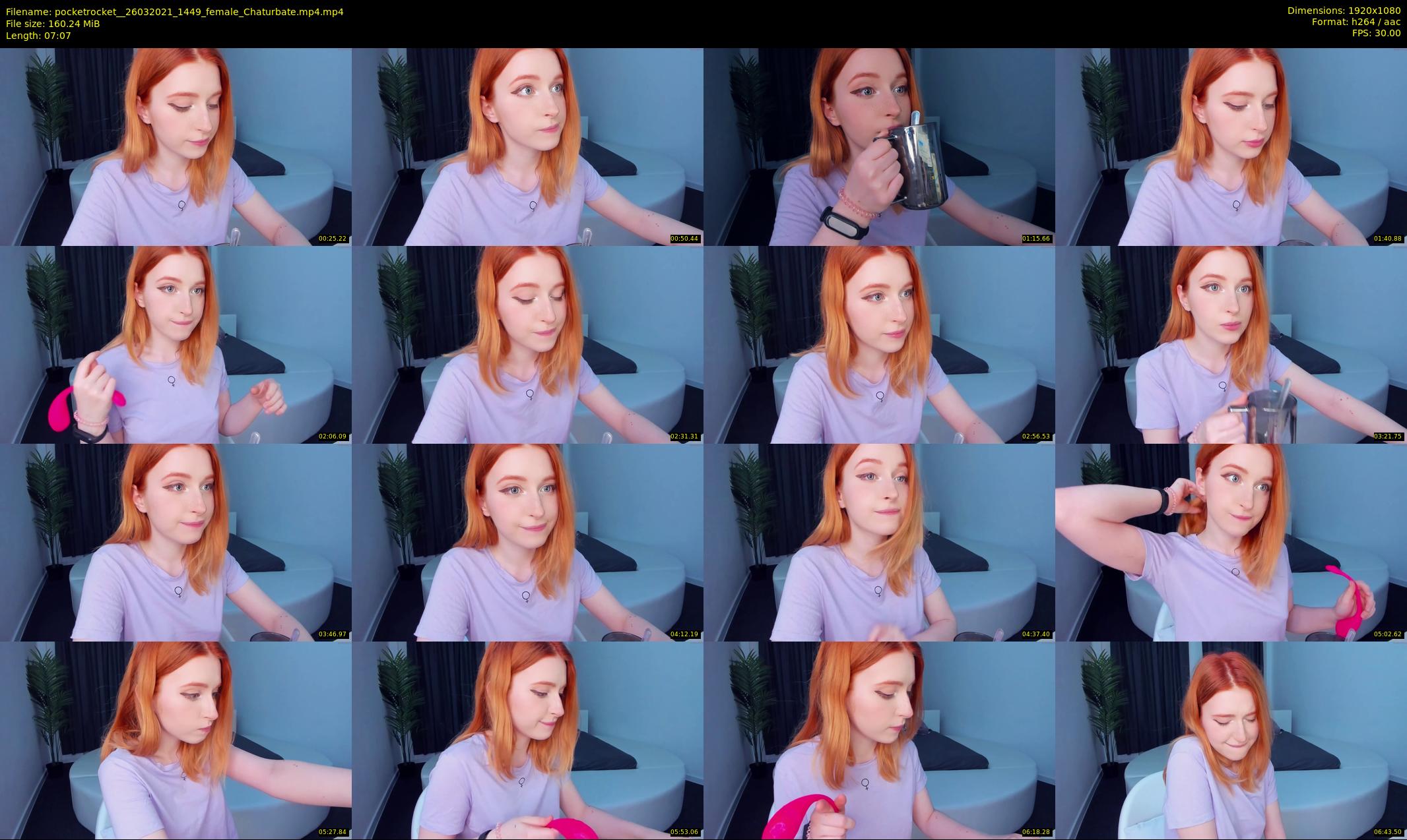 pocketrocket_ — 8 minute Chaturbate female cam show recording, 1080p, Mar 26, 2021