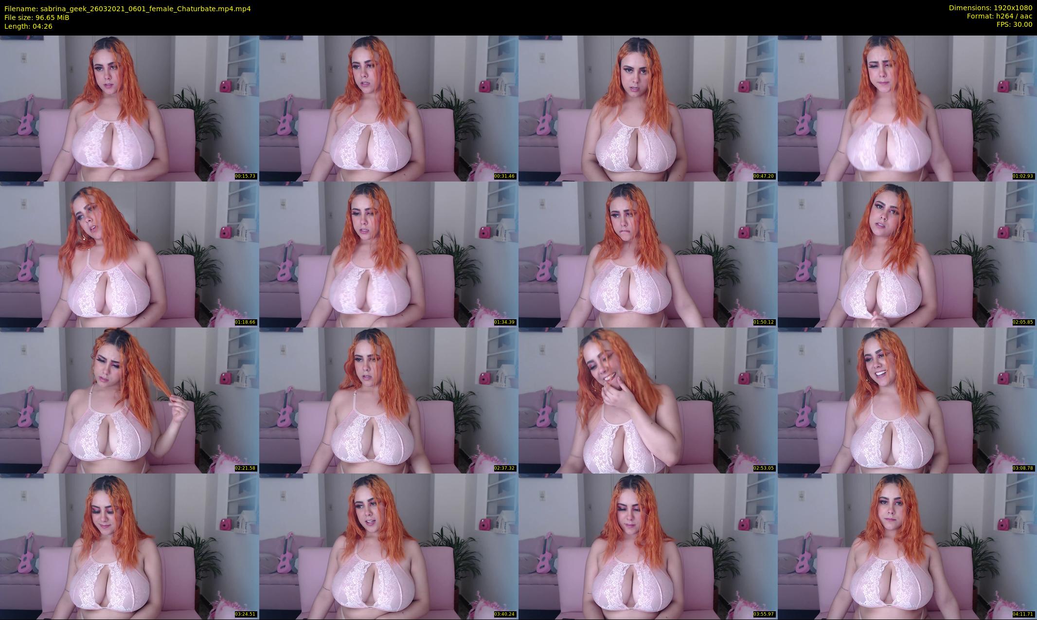 sabrina_geek — 5 minute Chaturbate female cam show recording, 1080p, Mar 26, 2021