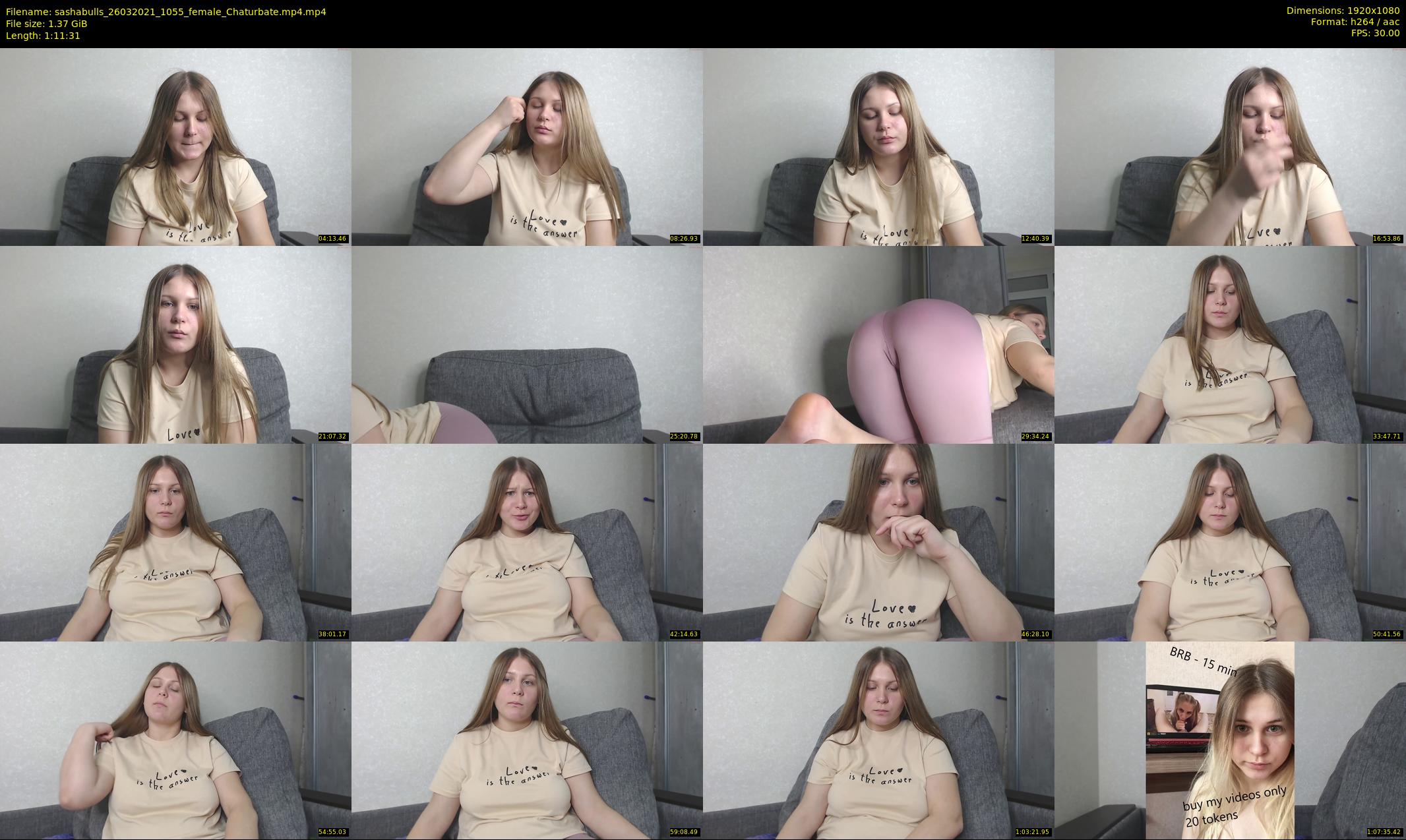 sashabulls — 72 minute Chaturbate couple cam show recording, 1080p, Mar 26, 2021