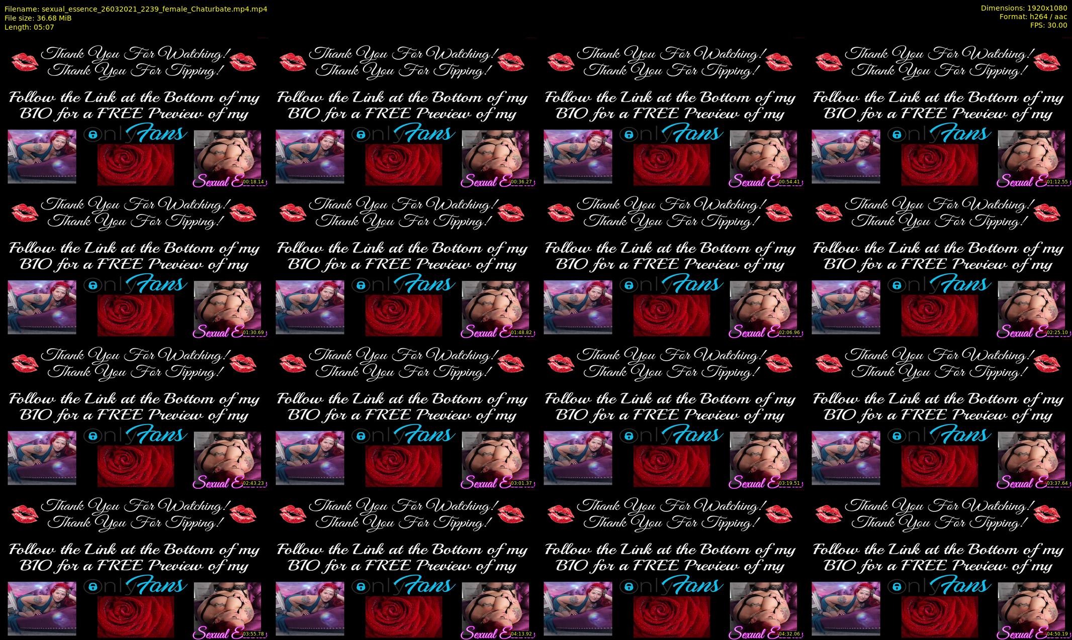 sexual_essence — 6 minute Chaturbate female cam show recording, 1080p, Mar 26, 2021