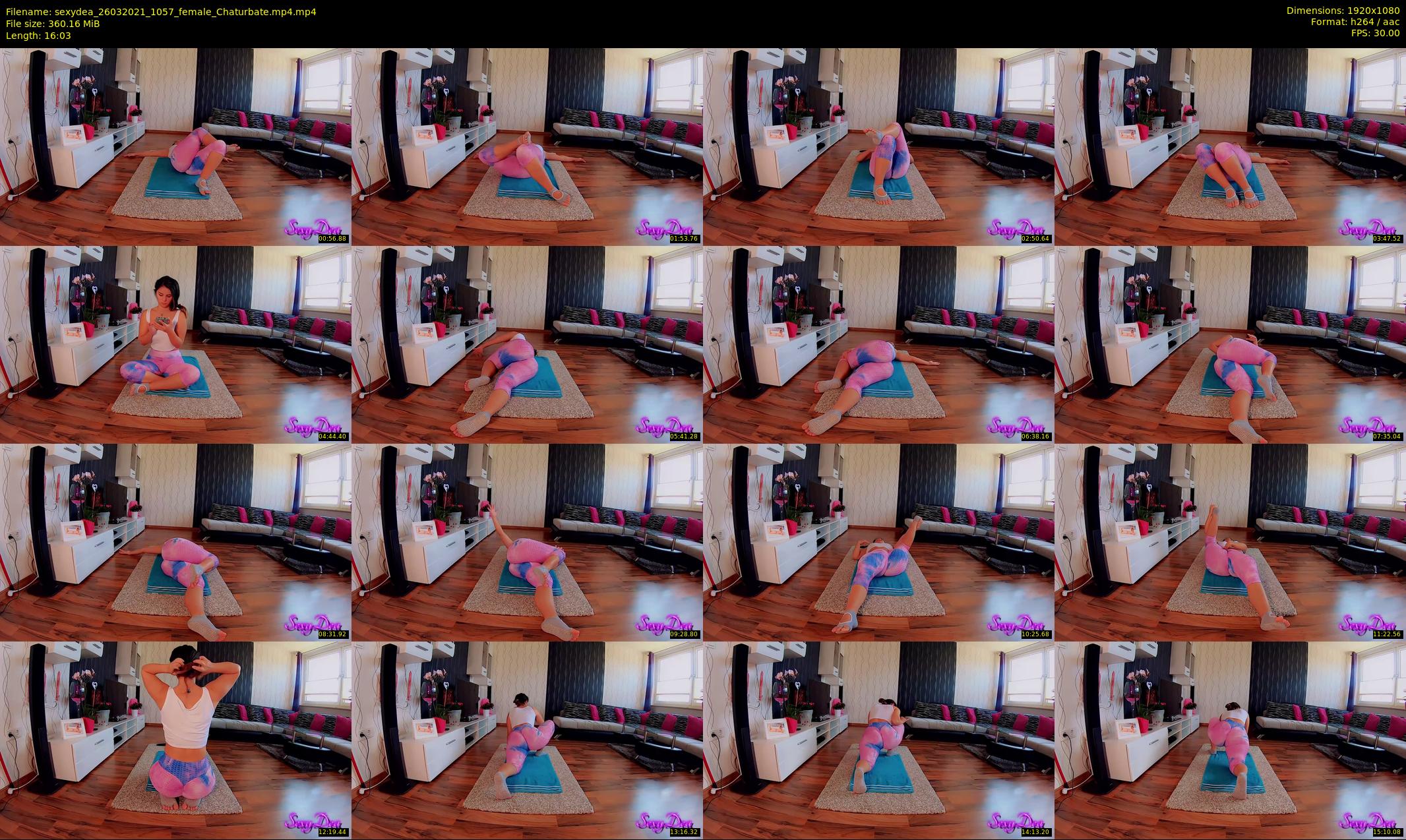 sexydea — 17 minute Chaturbate female cam show recording, 1080p, Mar 26, 2021