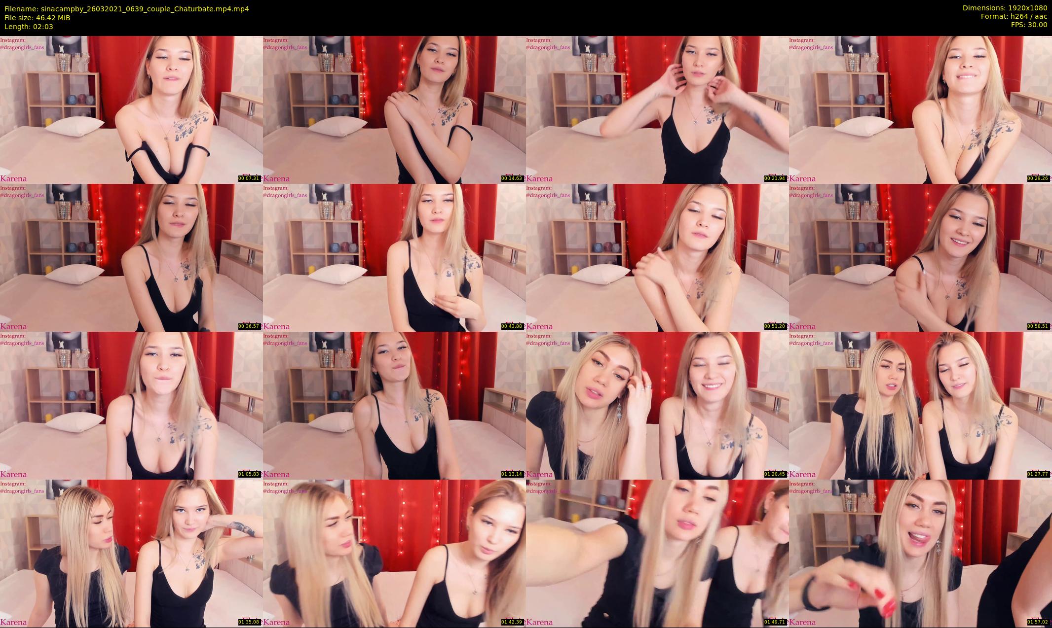 sinacampby — 3 minute Chaturbate couple cam show recording, 1080p, Mar 26, 2021