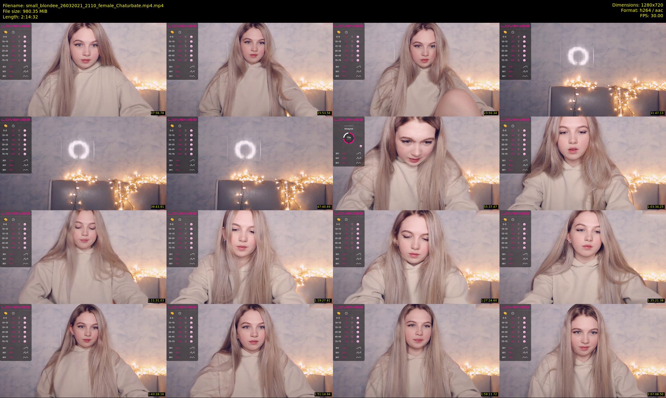 small_blondee — 135 minute Chaturbate female cam show recording, 720p, Mar 26, 2021