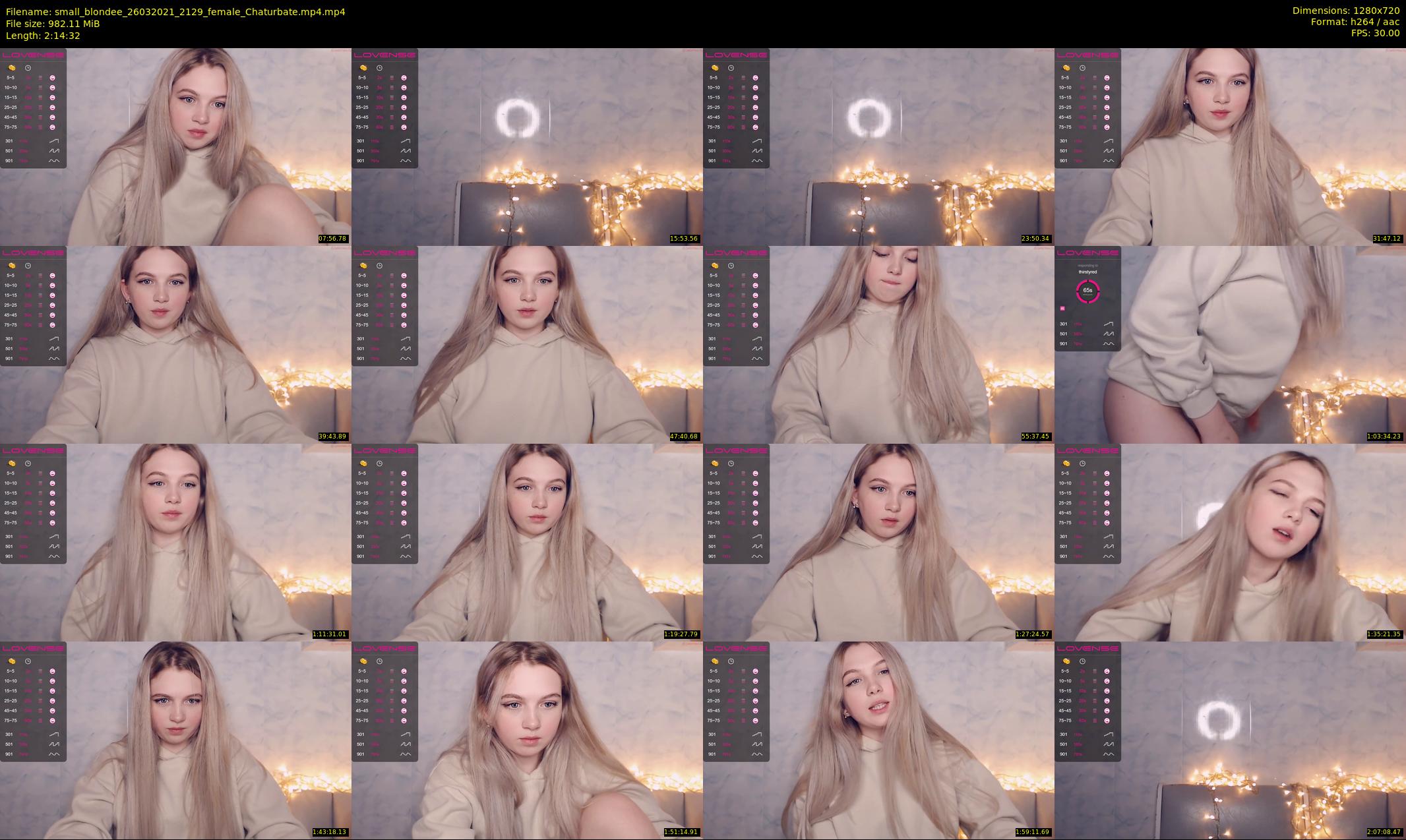 small_blondee — 135 minute Chaturbate female cam show recording, 720p, Mar 26, 2021