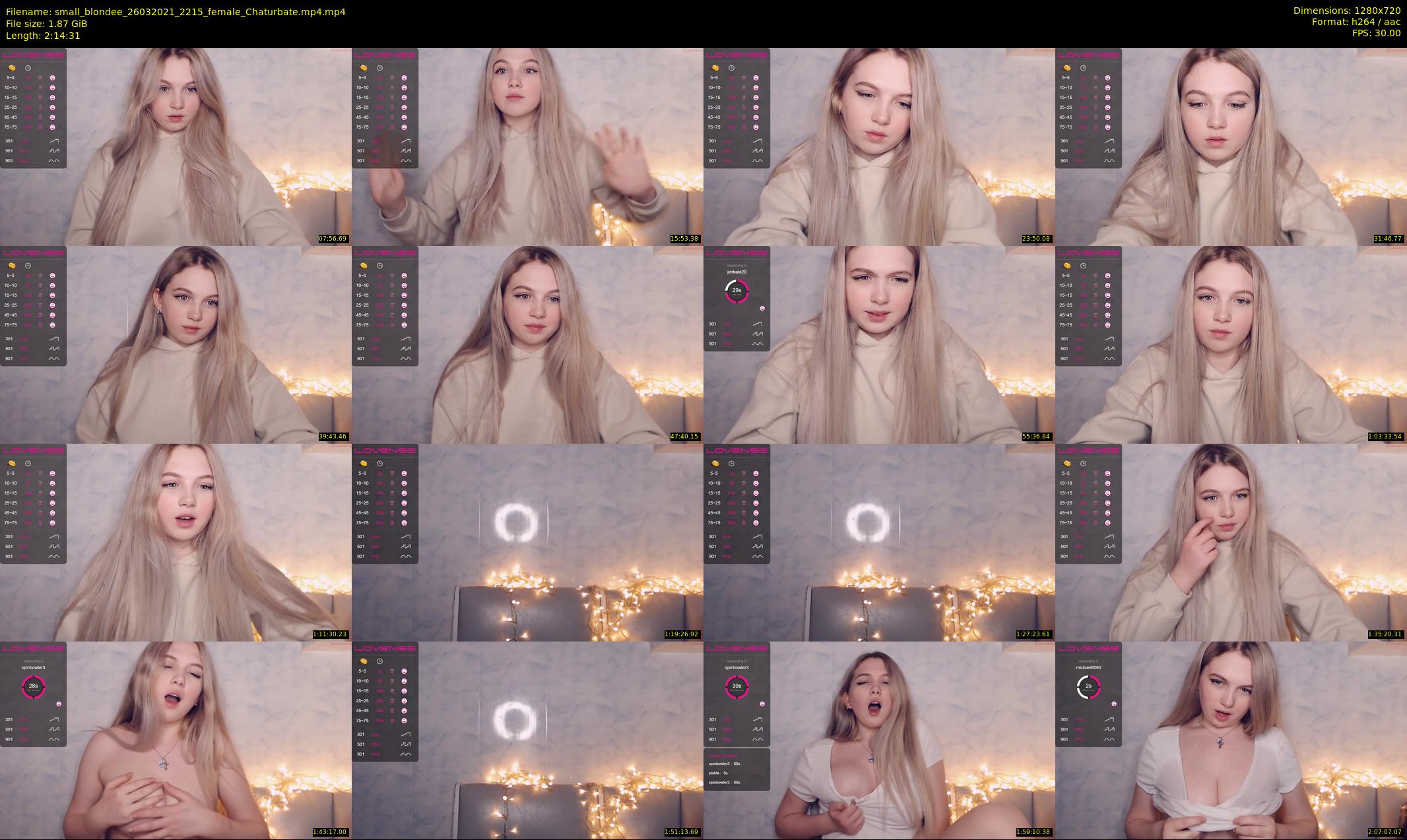 small_blondee — 135 minute Chaturbate female cam show recording, 720p, Mar 26, 2021