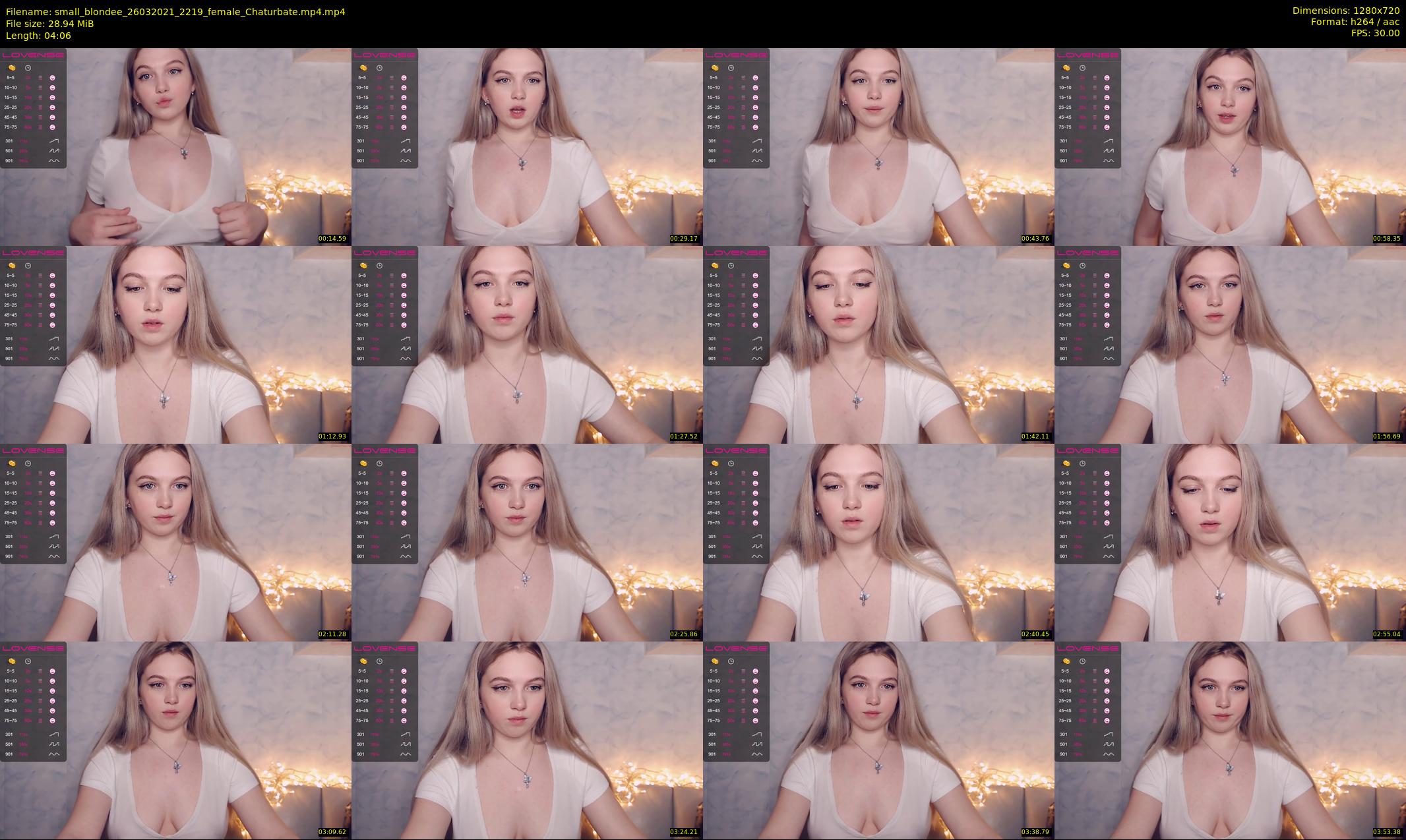 small_blondee — 5 minute Chaturbate female cam show recording, 720p, Mar 26, 2021