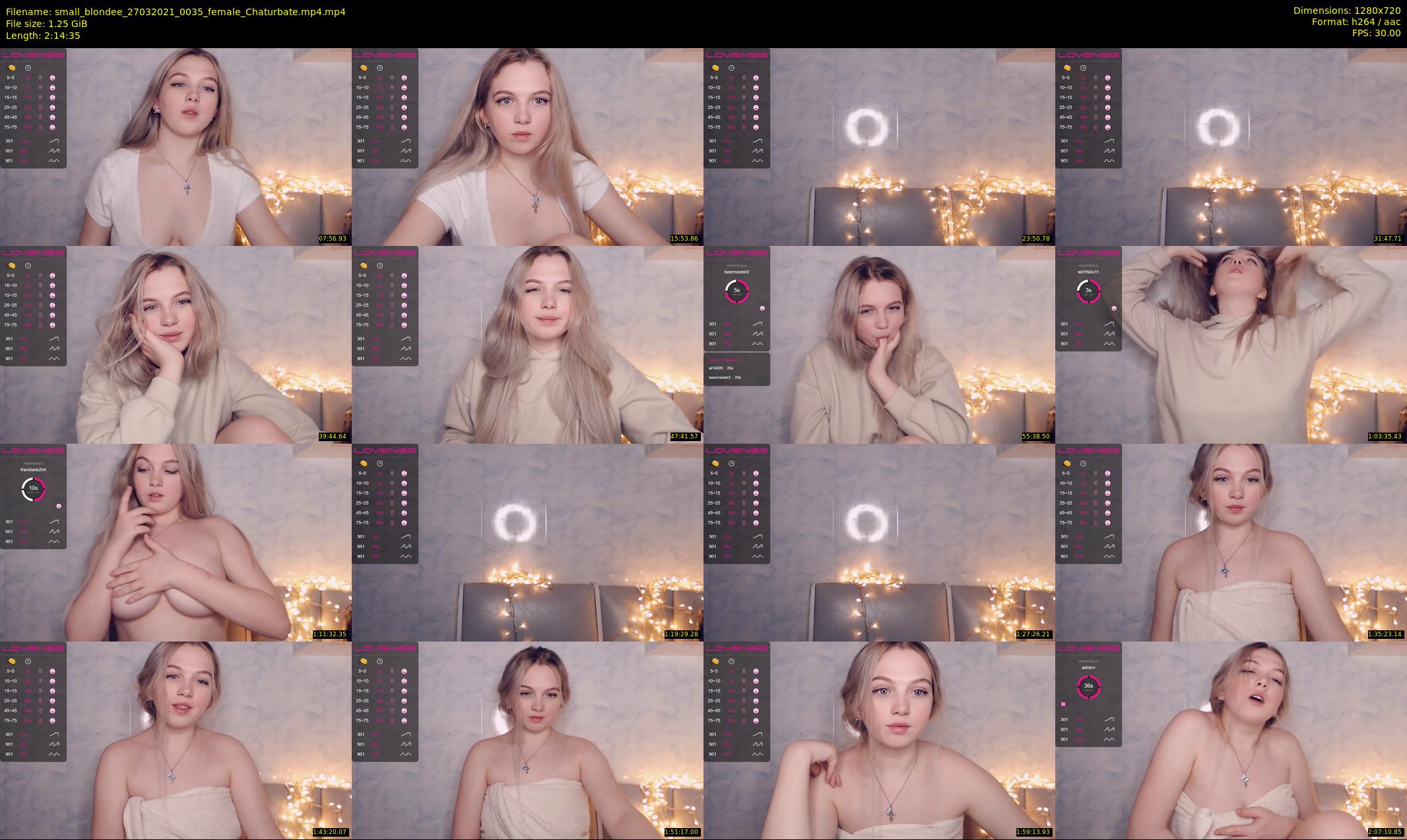 small_blondee — 135 minute Chaturbate female cam show recording, 720p, Mar 27, 2021