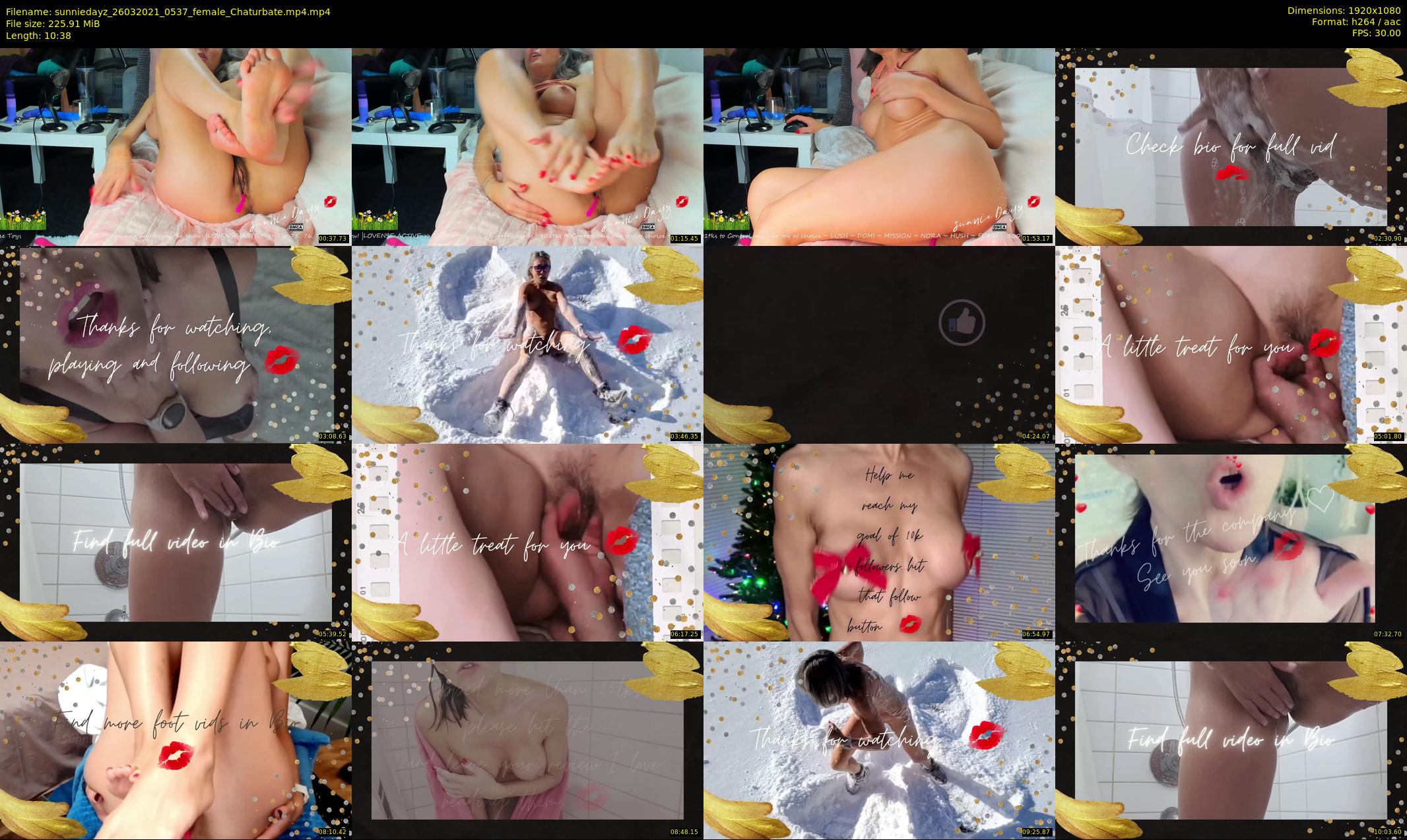 sunniedayz — 11 minute Chaturbate female cam show recording, 1080p, Mar 26, 2021