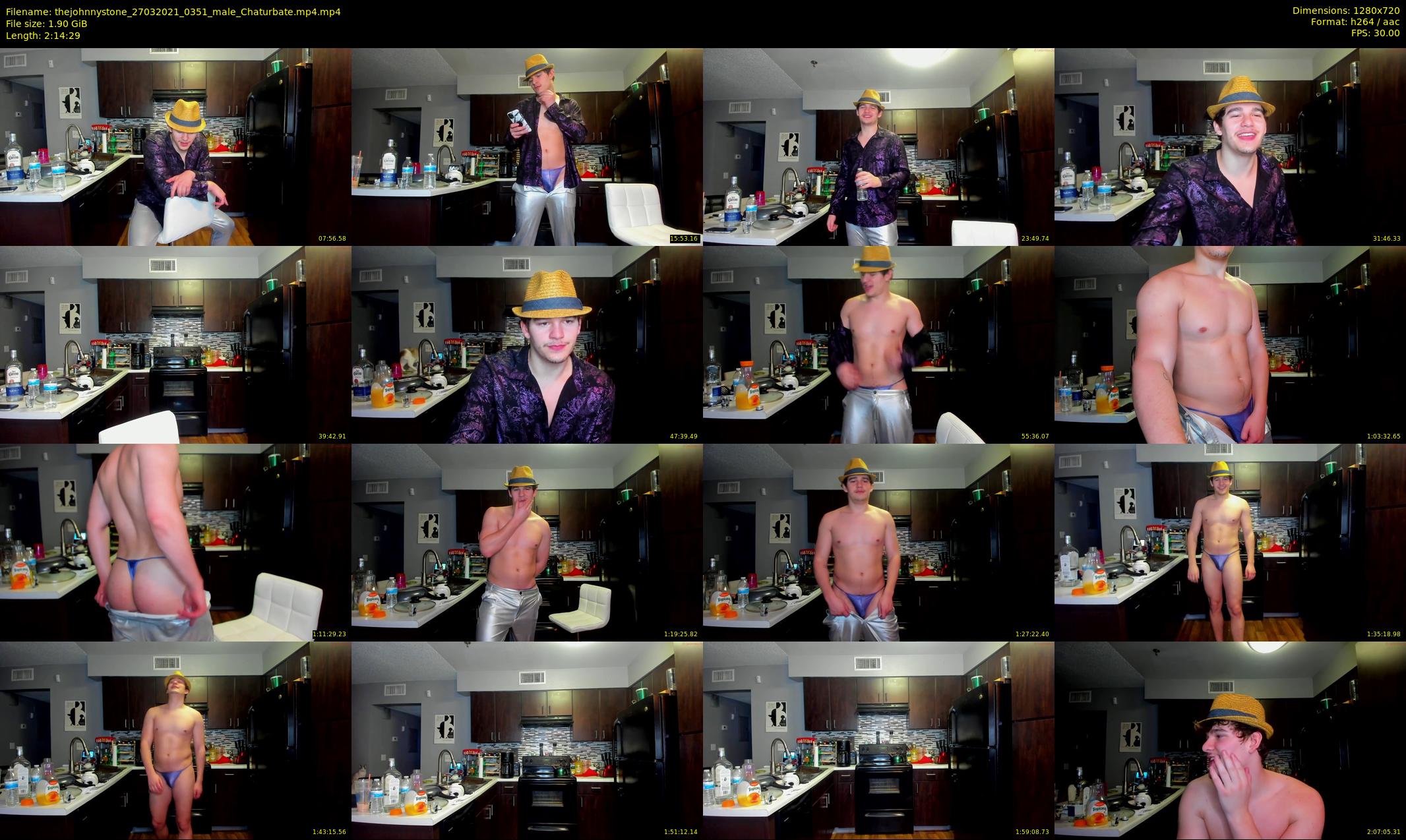 thejohnnystone — 135 minute Chaturbate male cam show recording, 720p, Mar 27, 2021