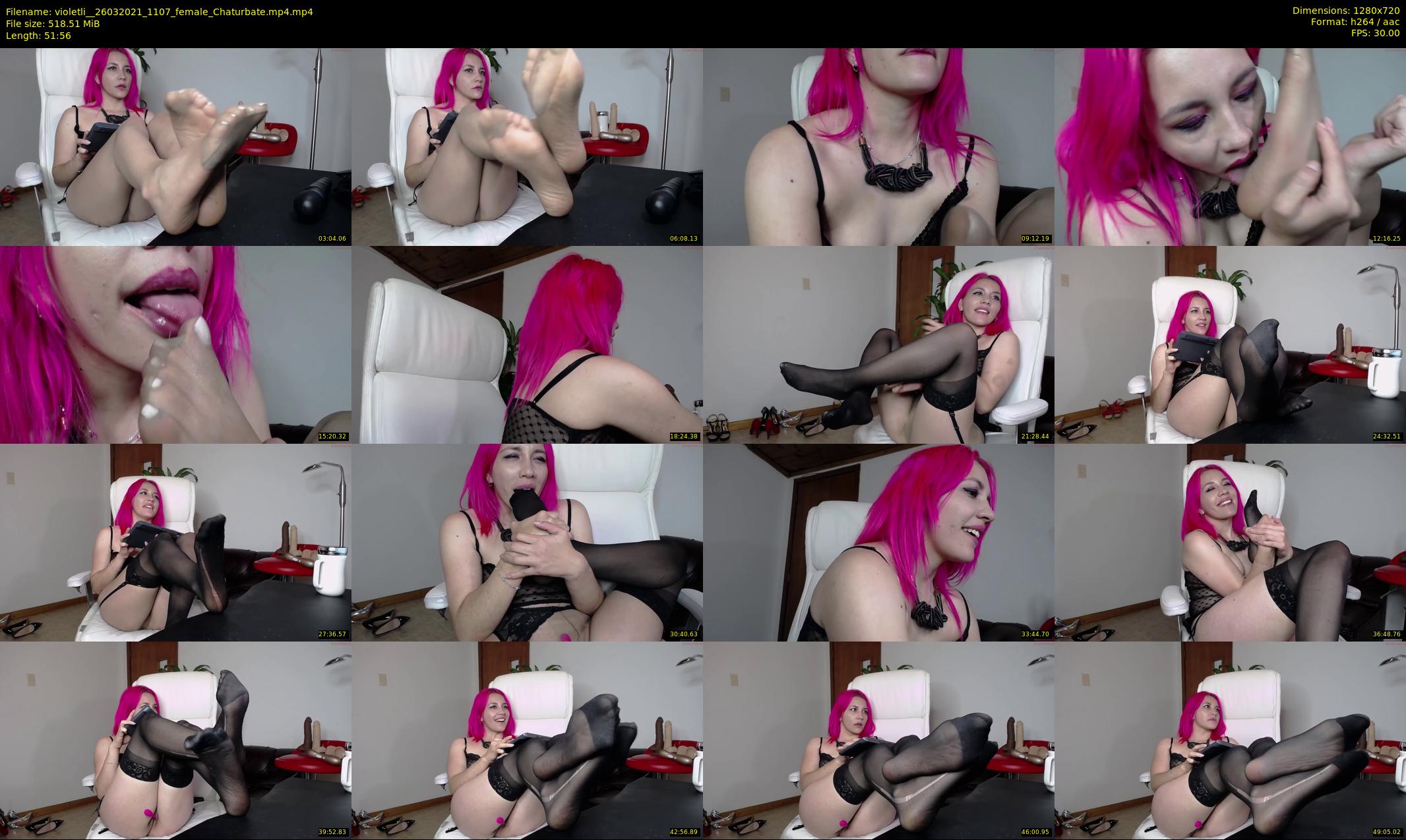 violetli_ — 52 minute Chaturbate female cam show recording, 720p, Mar 26, 2021