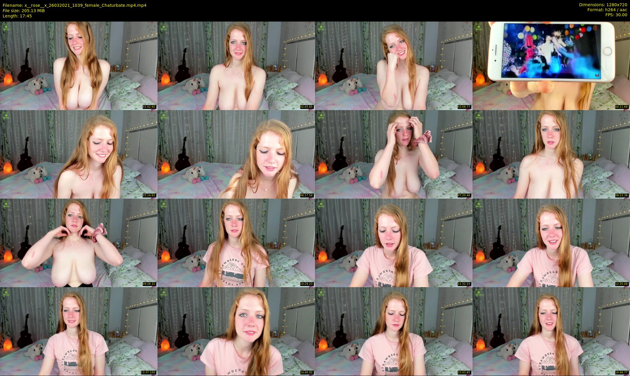 x__rose__x — 18 minute Chaturbate female cam show recording, 720p, Mar 26, 2021