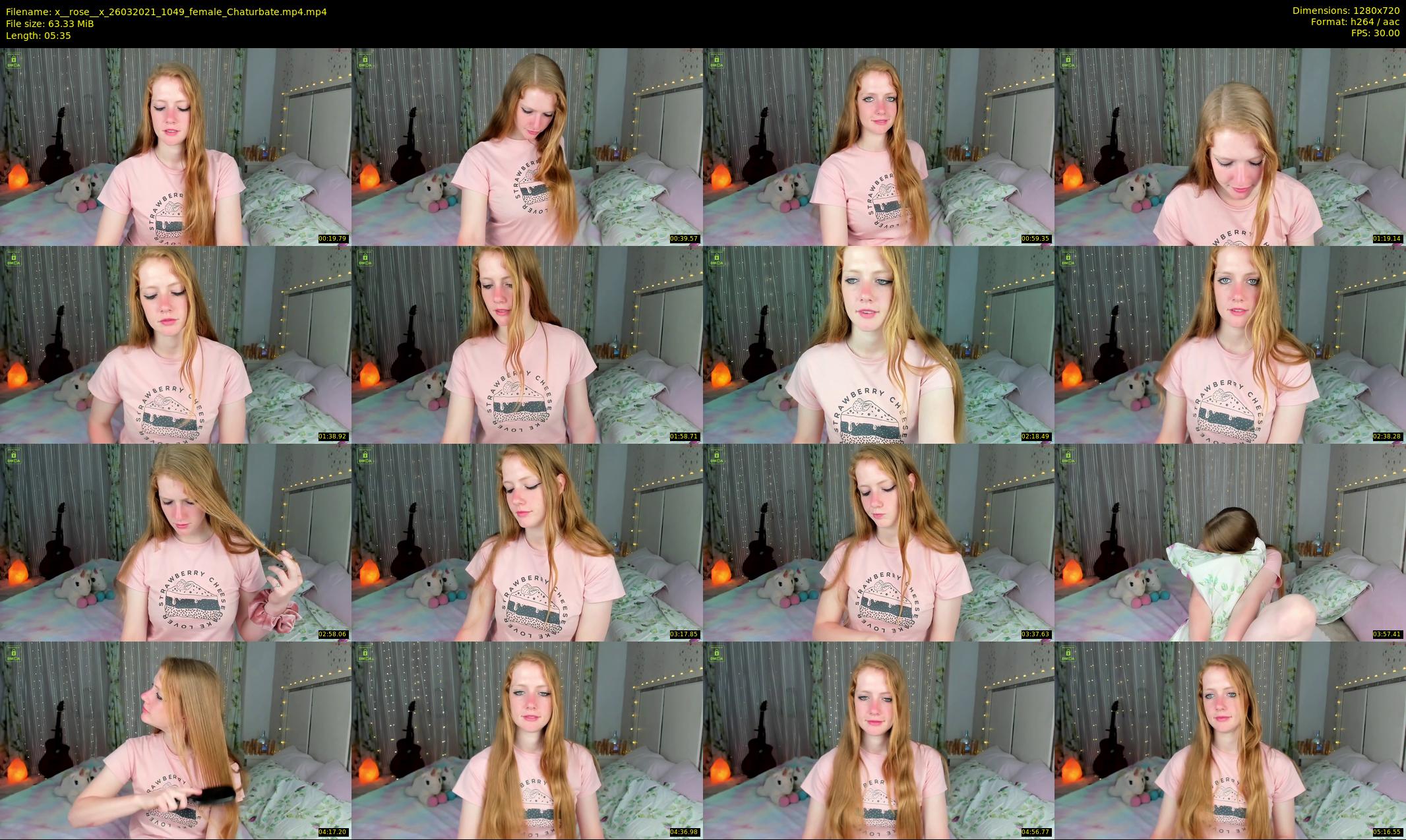 x__rose__x — 6 minute Chaturbate female cam show recording, 720p, Mar 26, 2021