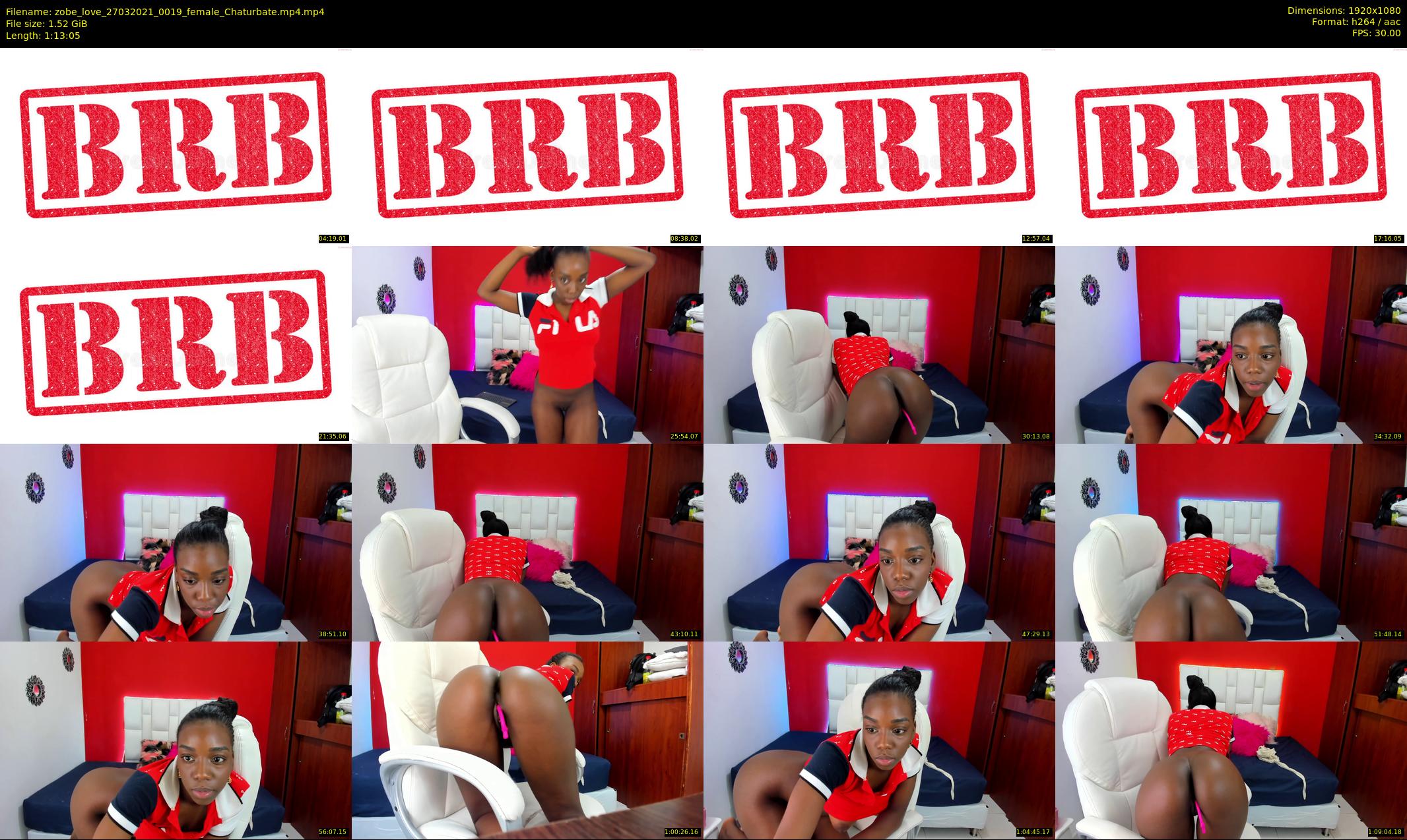 zobe_love — 74 minute Chaturbate female cam show recording, 1080p, Mar 27, 2021