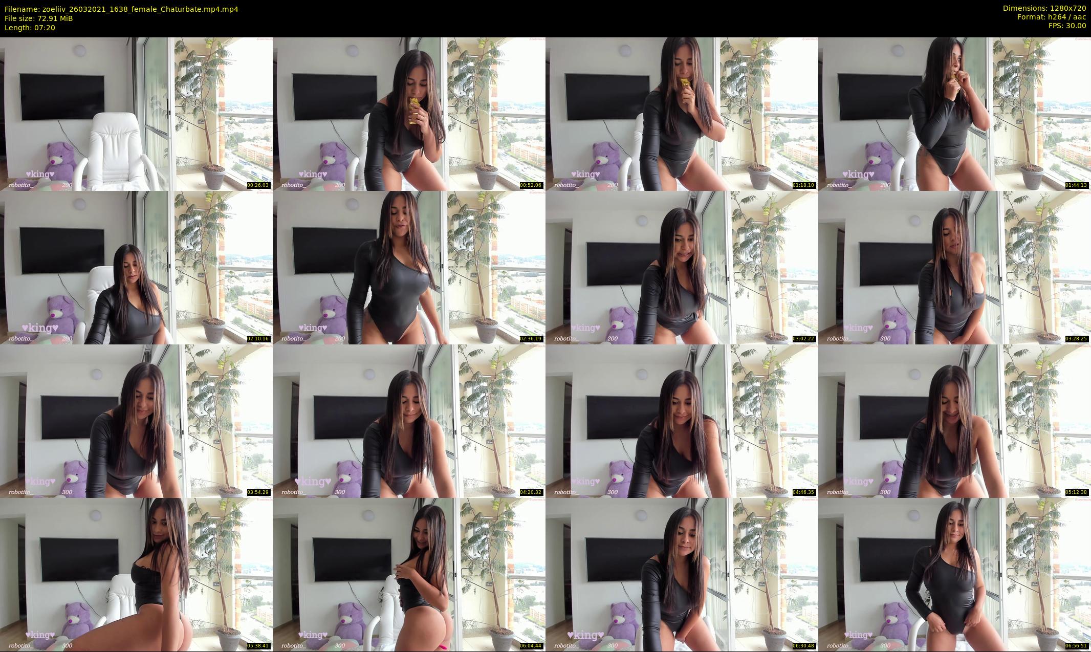 zoeliiv — 8 minute Chaturbate female cam show recording, 720p, Mar 26, 2021