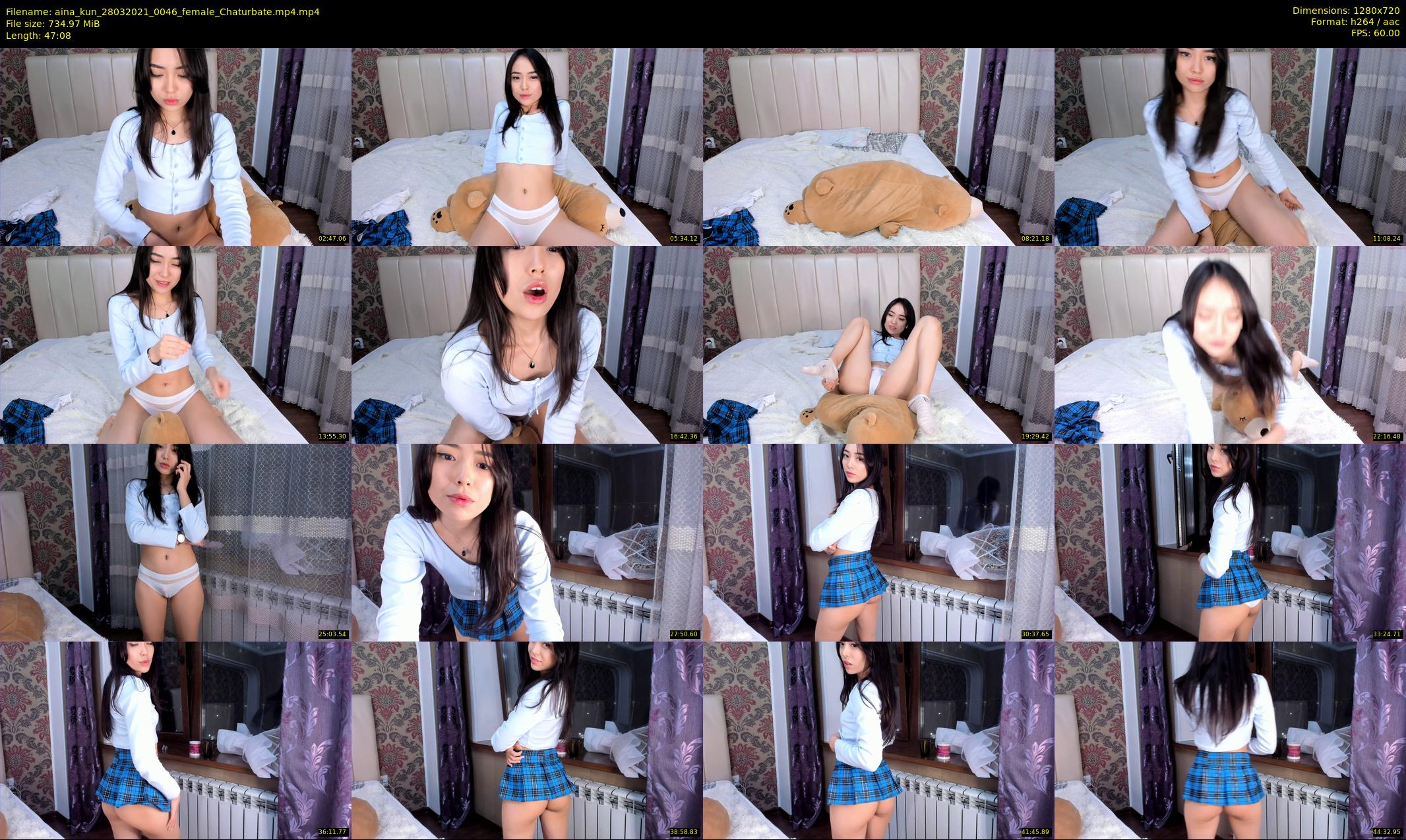 aina_kun — 48 minute Chaturbate female cam show recording, 720p, Mar 28, 2021