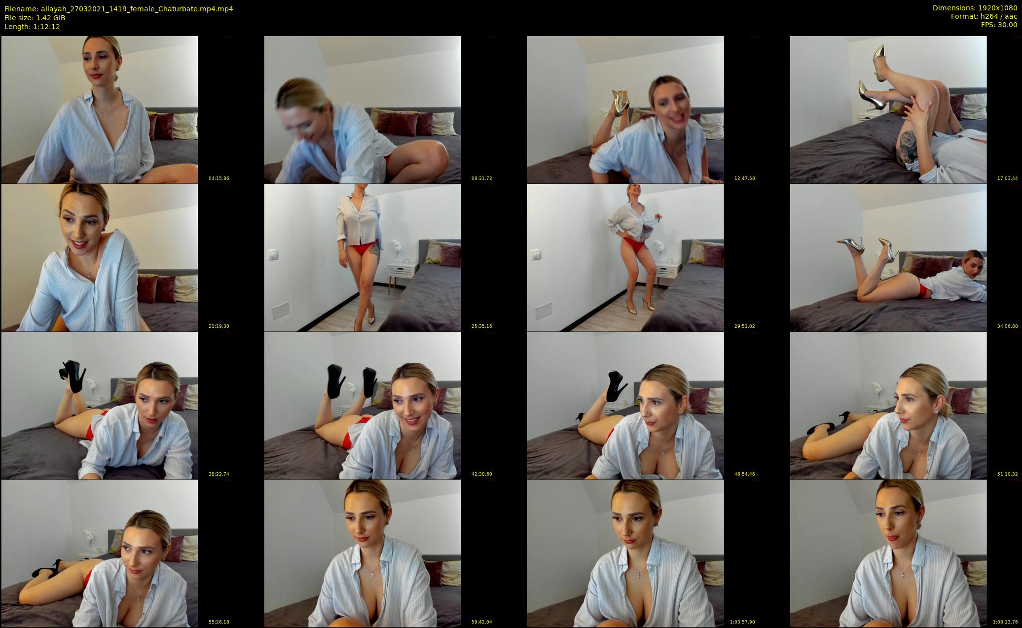 allayah — 73 minute Chaturbate female cam show recording, 1080p, Mar 27, 2021
