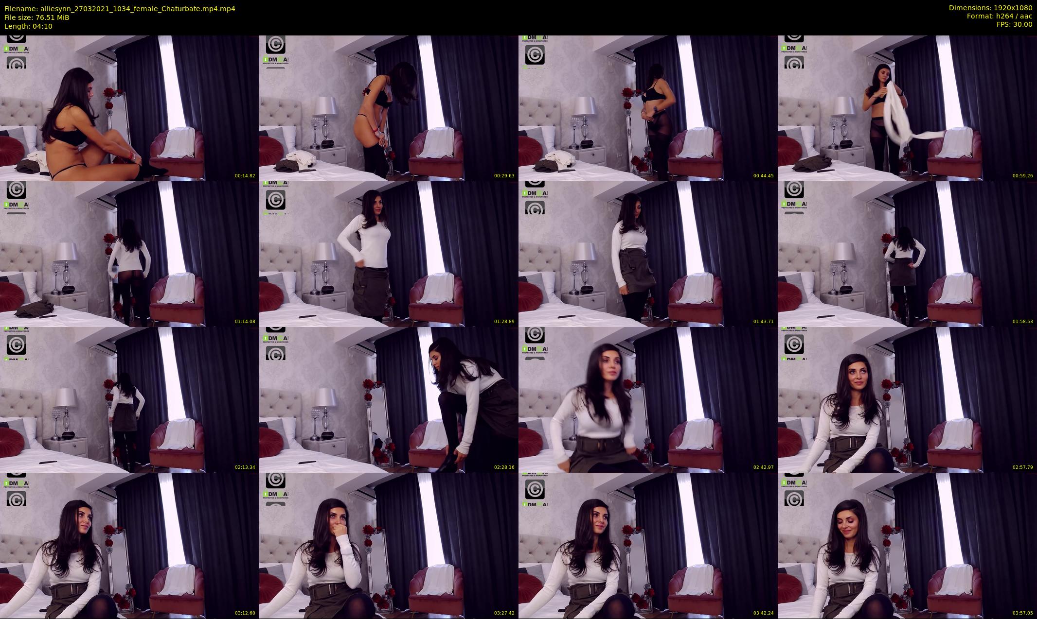alliesynn — 5 minute Chaturbate female cam show recording, 1080p, Mar 27, 2021