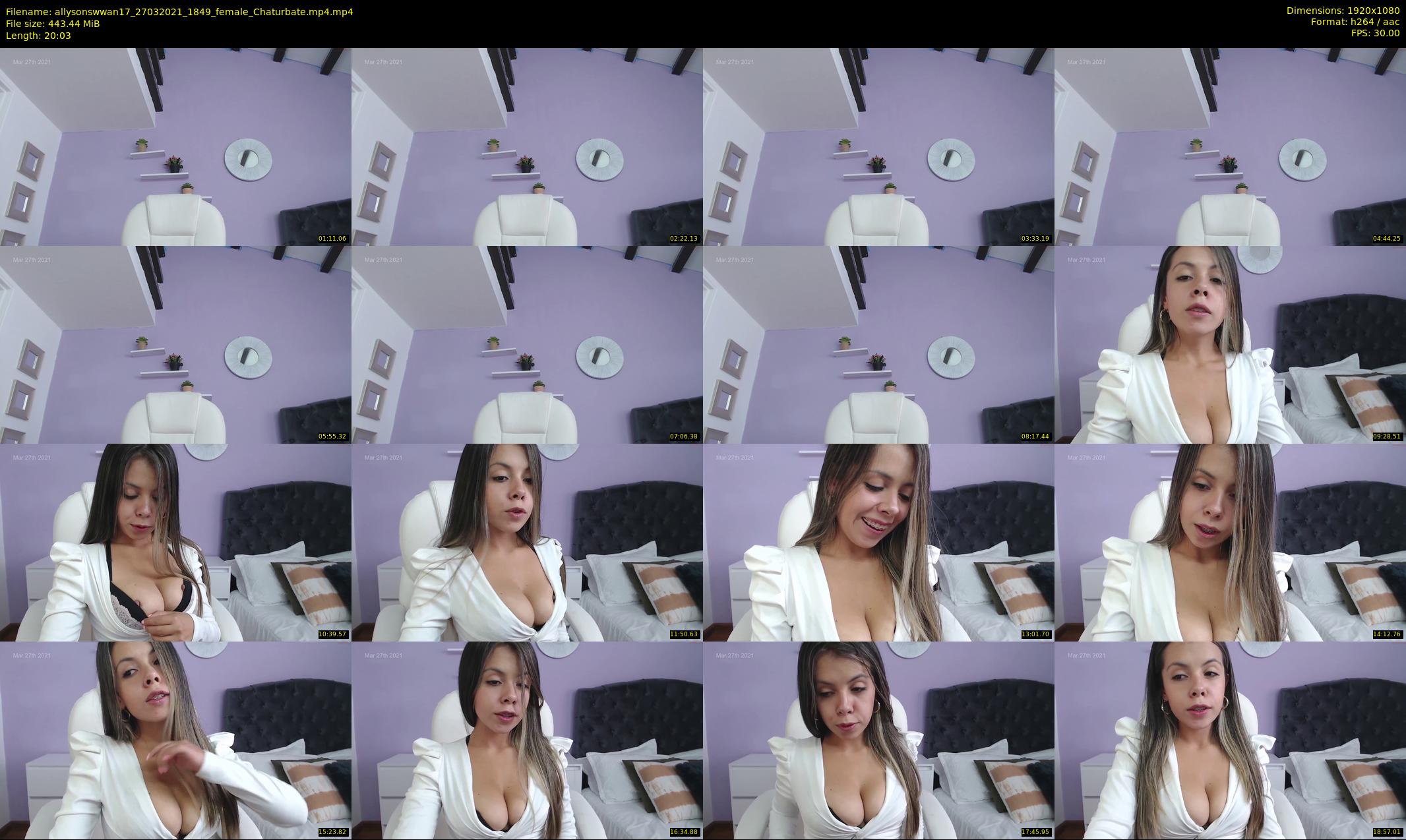 allysonswwan17 — 21 minute Chaturbate female cam show recording, 1080p, Mar 27, 2021