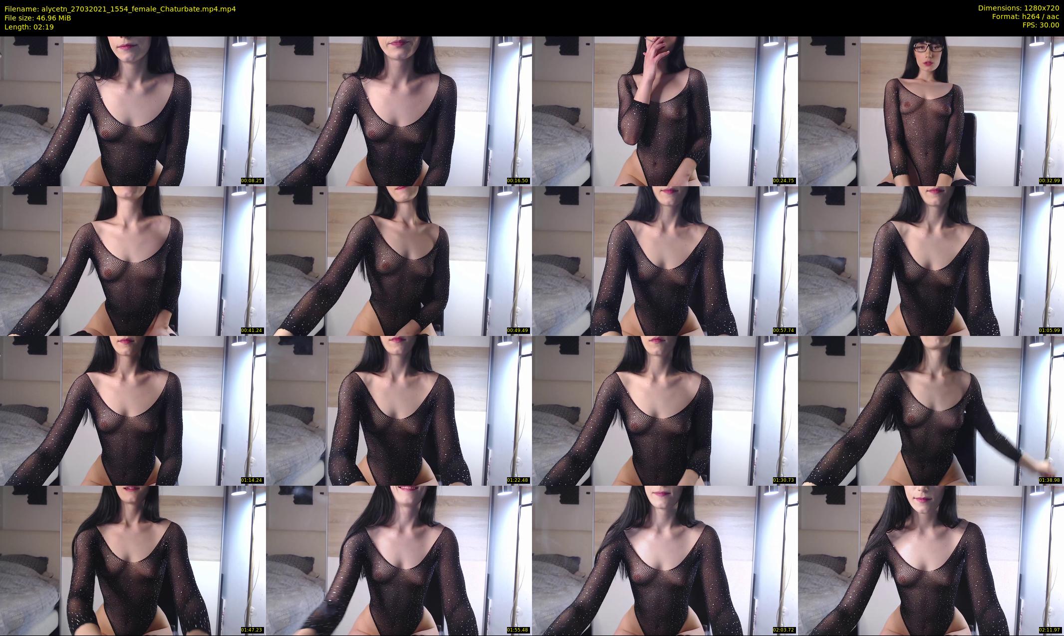 alycetn — 3 minute Chaturbate female cam show recording, 720p, Mar 27, 2021