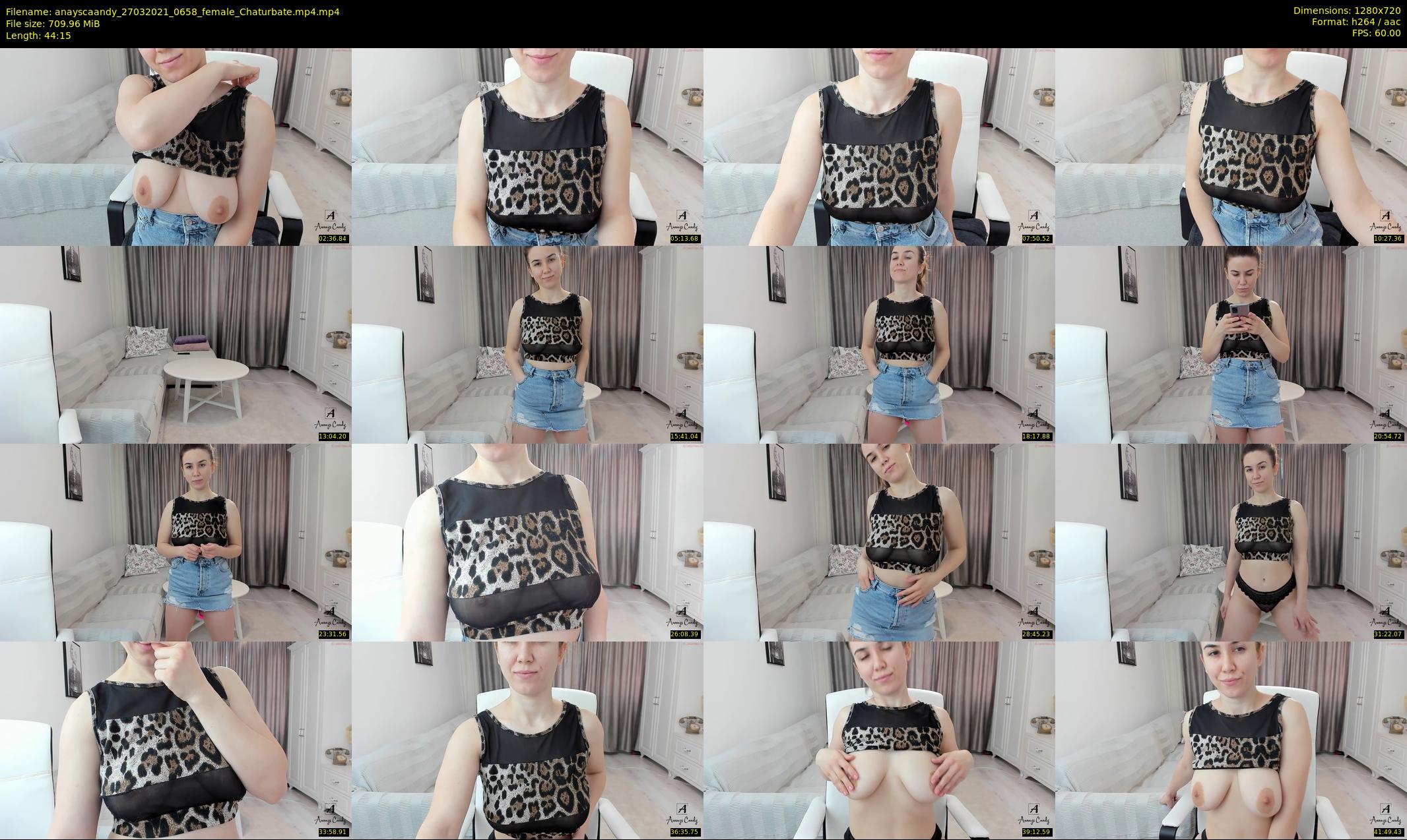 anayscaandy — 45 minute Chaturbate female cam show recording, 720p, Mar 27, 2021