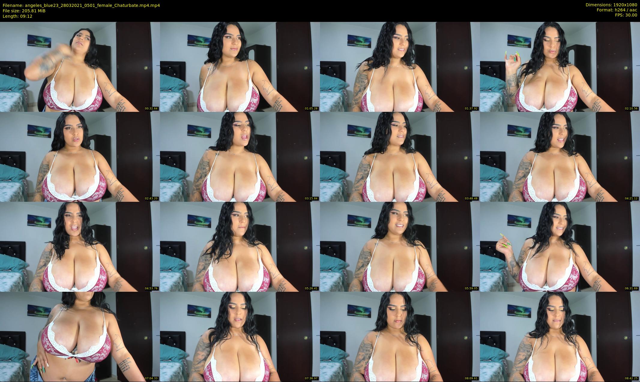 angeles_blue23 — 10 minute Chaturbate female cam show recording, 1080p, Mar 28, 2021