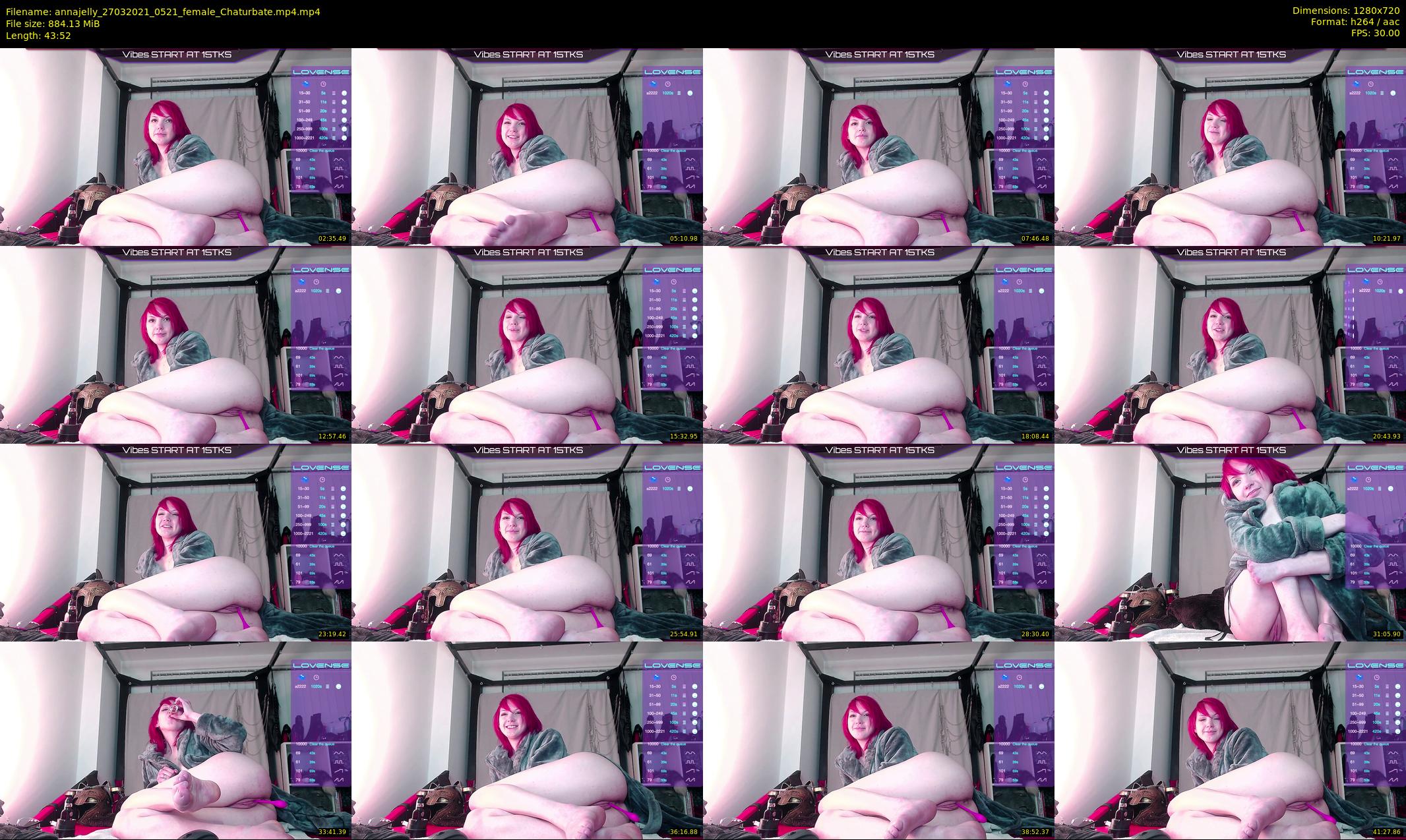 annajelly — 44 minute Chaturbate couple cam show recording, 720p, Mar 27, 2021